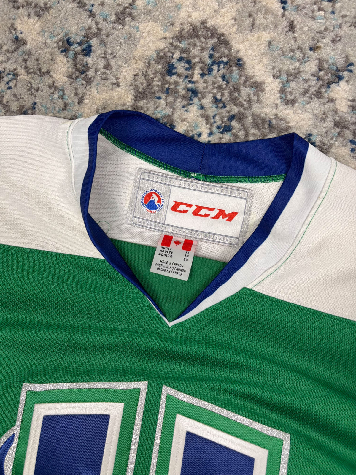 Utica Comets AHL Stitched CCM Hockey Jersey Size