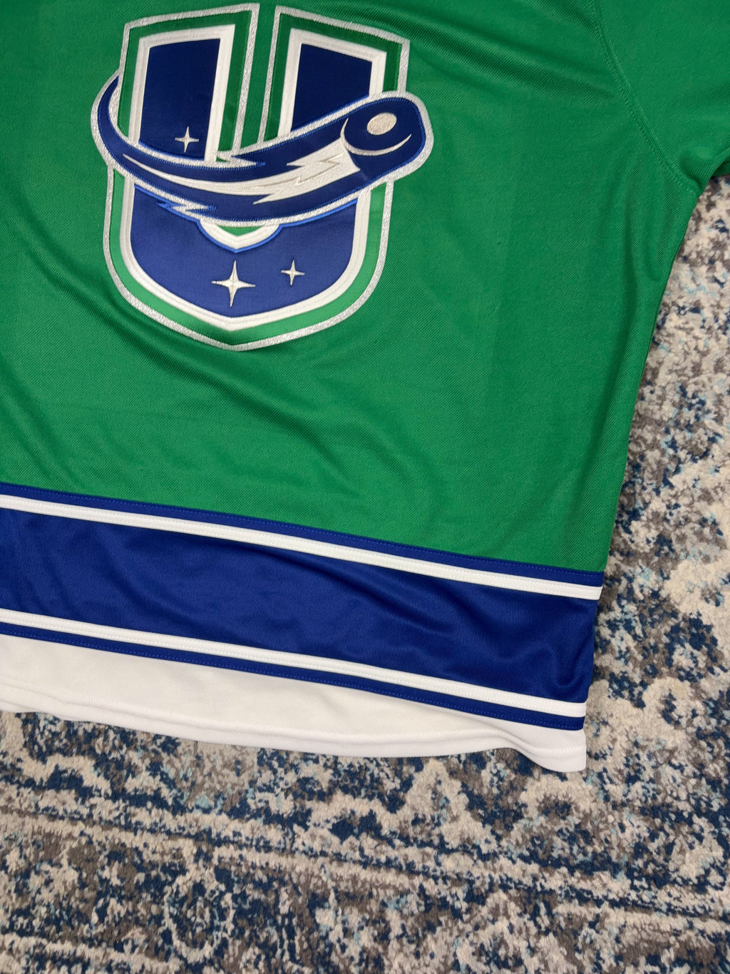Utica Comets AHL Stitched CCM Hockey Jersey Size