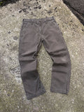 Vintage Carhartt Canvas Workwear Gray Carpenter Pants Size 34