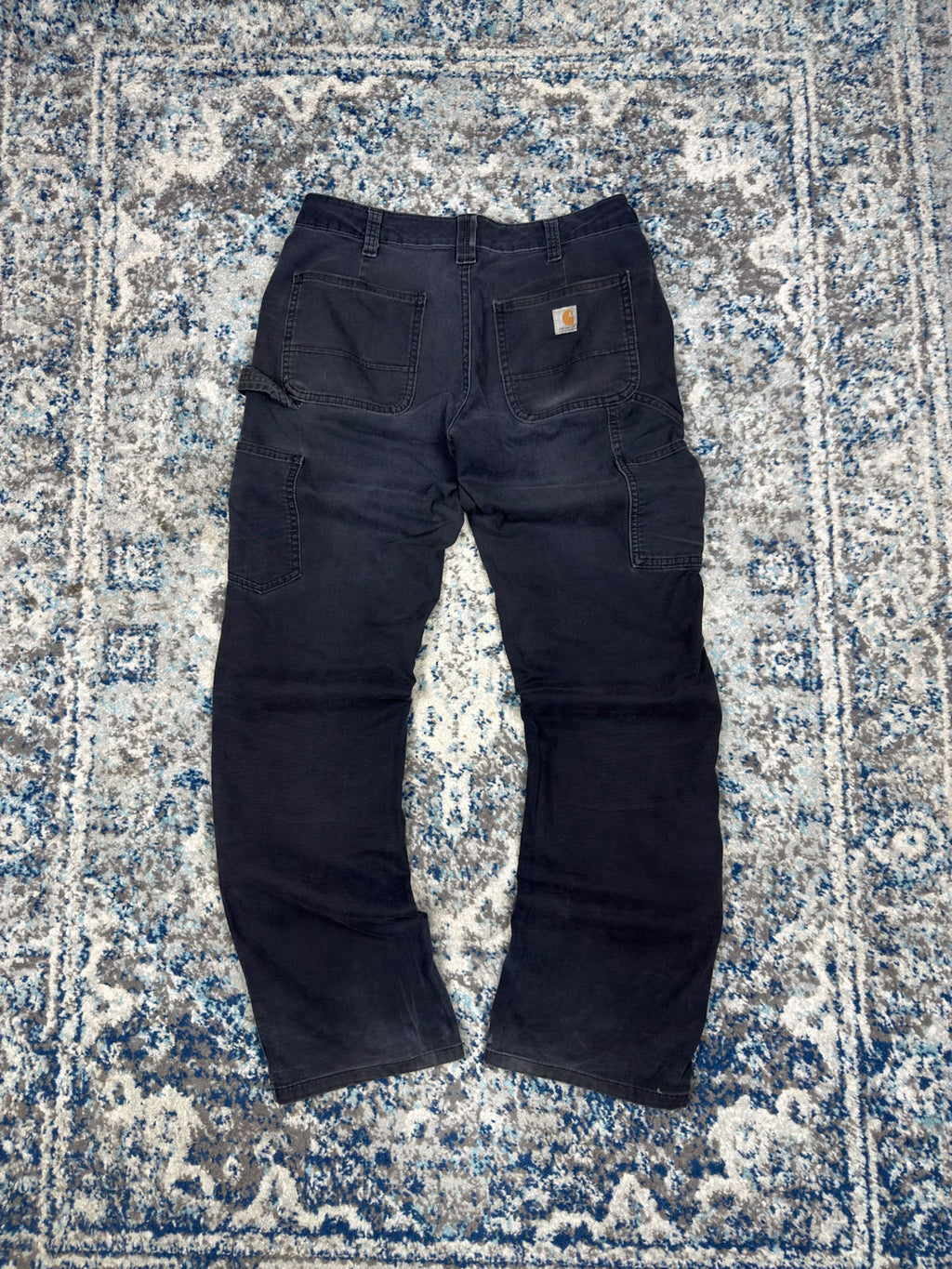 Vintage Womens Carhartt Original Fit Canvas Carpenter Pants Size 30