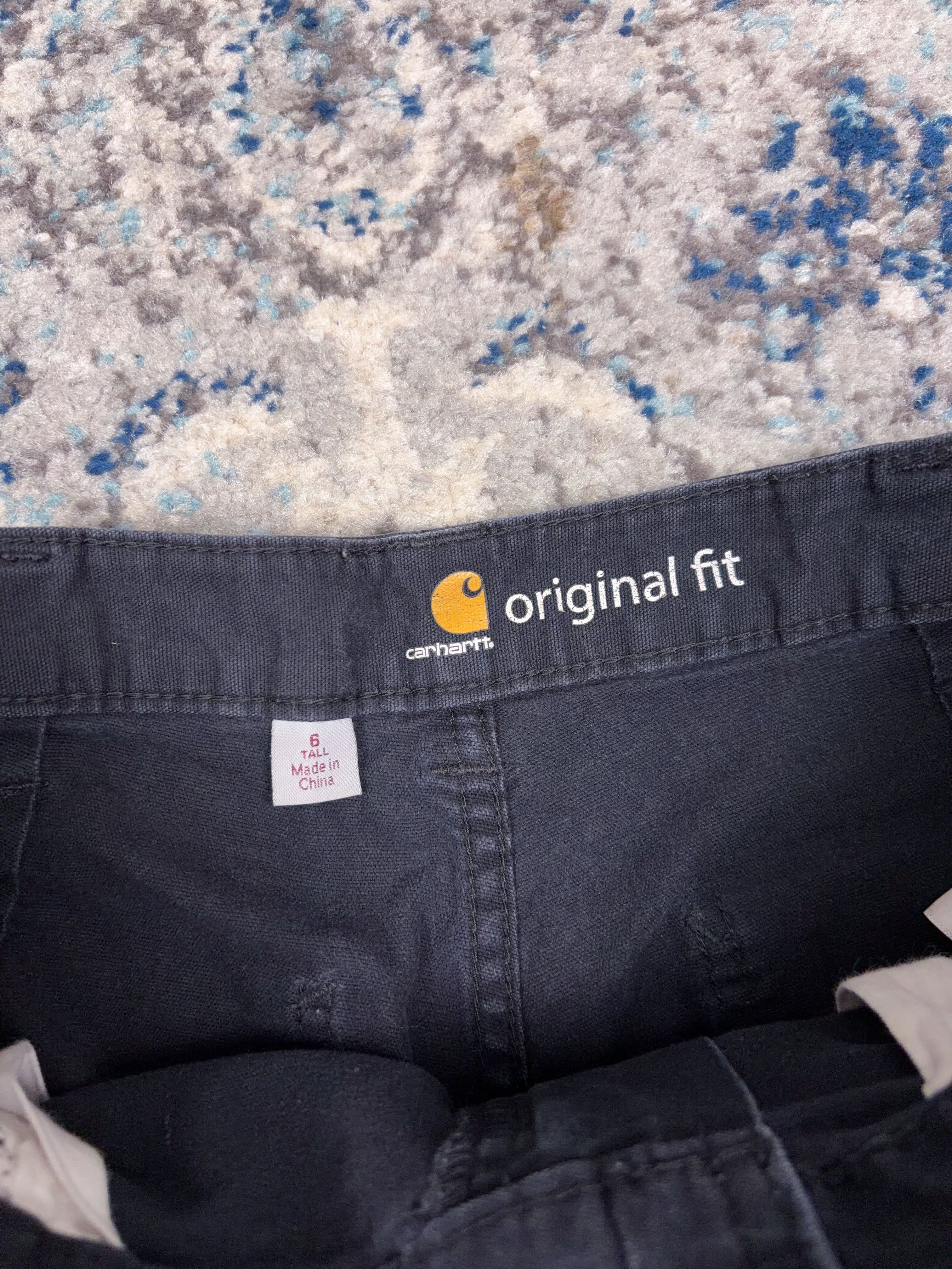 Vintage Womens Carhartt Original Fit Canvas Carpenter Pants Size 30