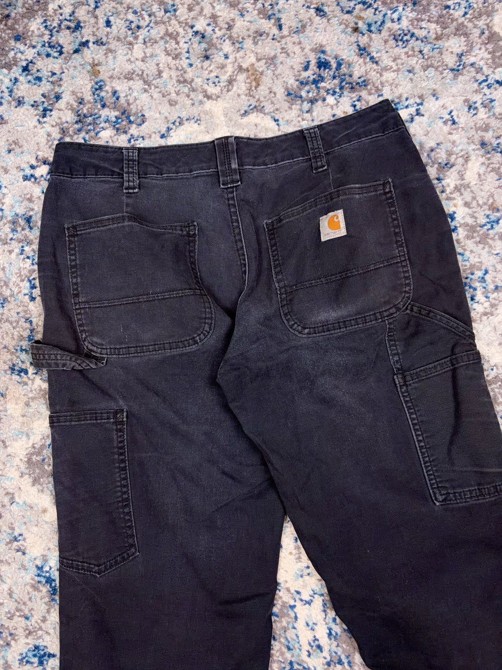 Vintage Womens Carhartt Original Fit Canvas Carpenter Pants Size 30