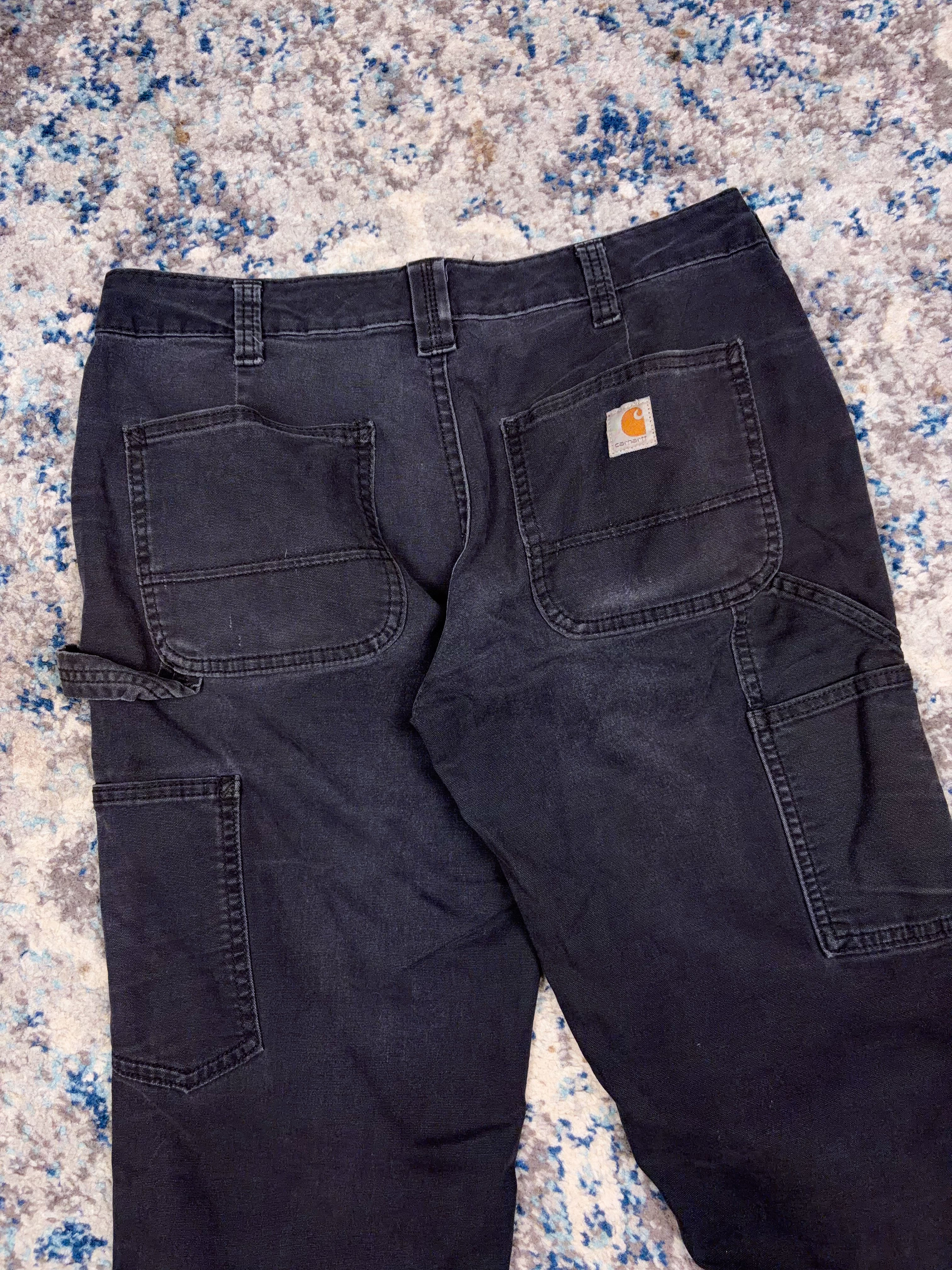 Vintage Womens Carhartt Original Fit Canvas Carpenter Pants Size 30