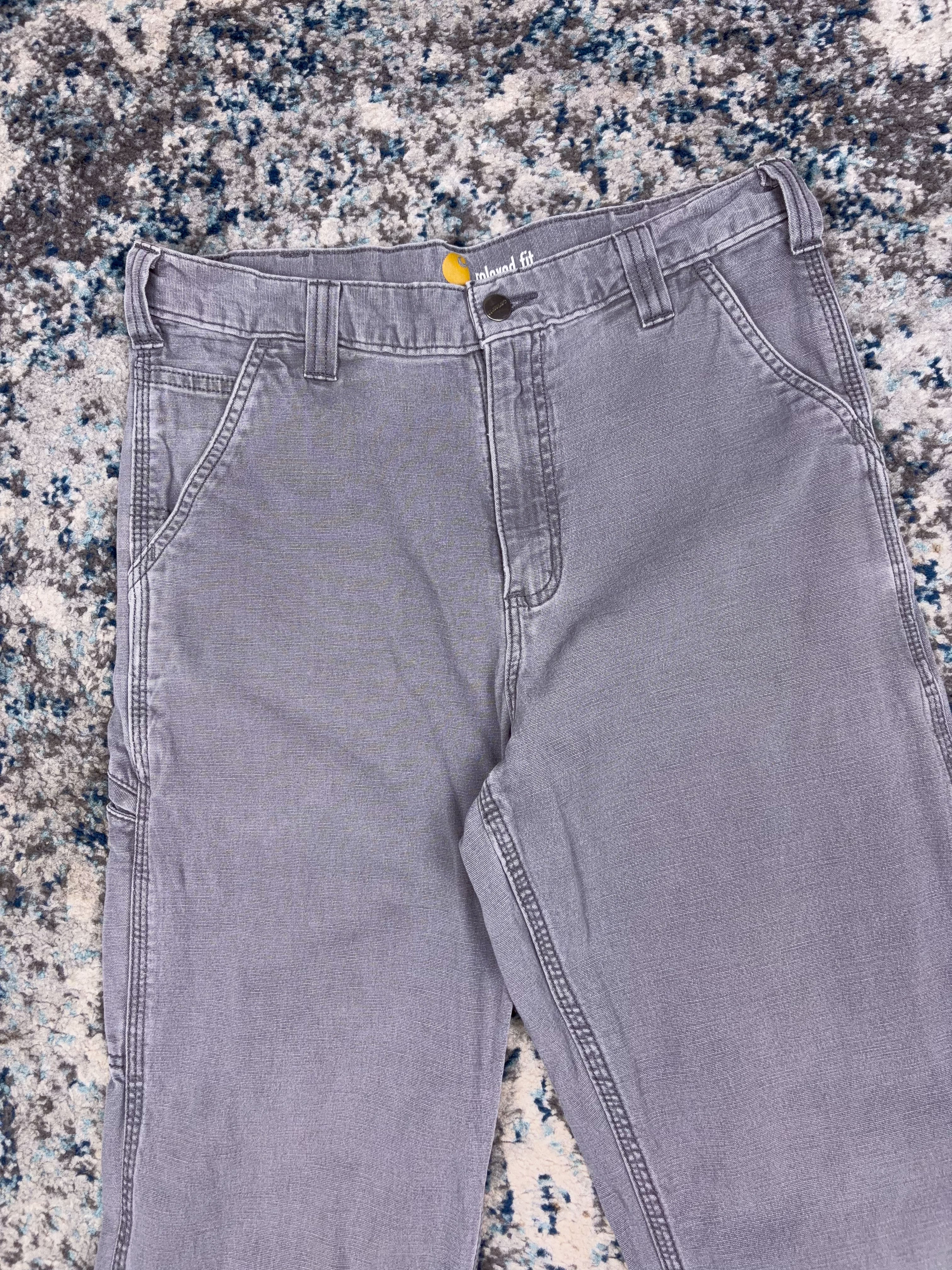 Vintage Carhartt Relaxed Fit Canvas Workwear Five Pocket Pants Size 32