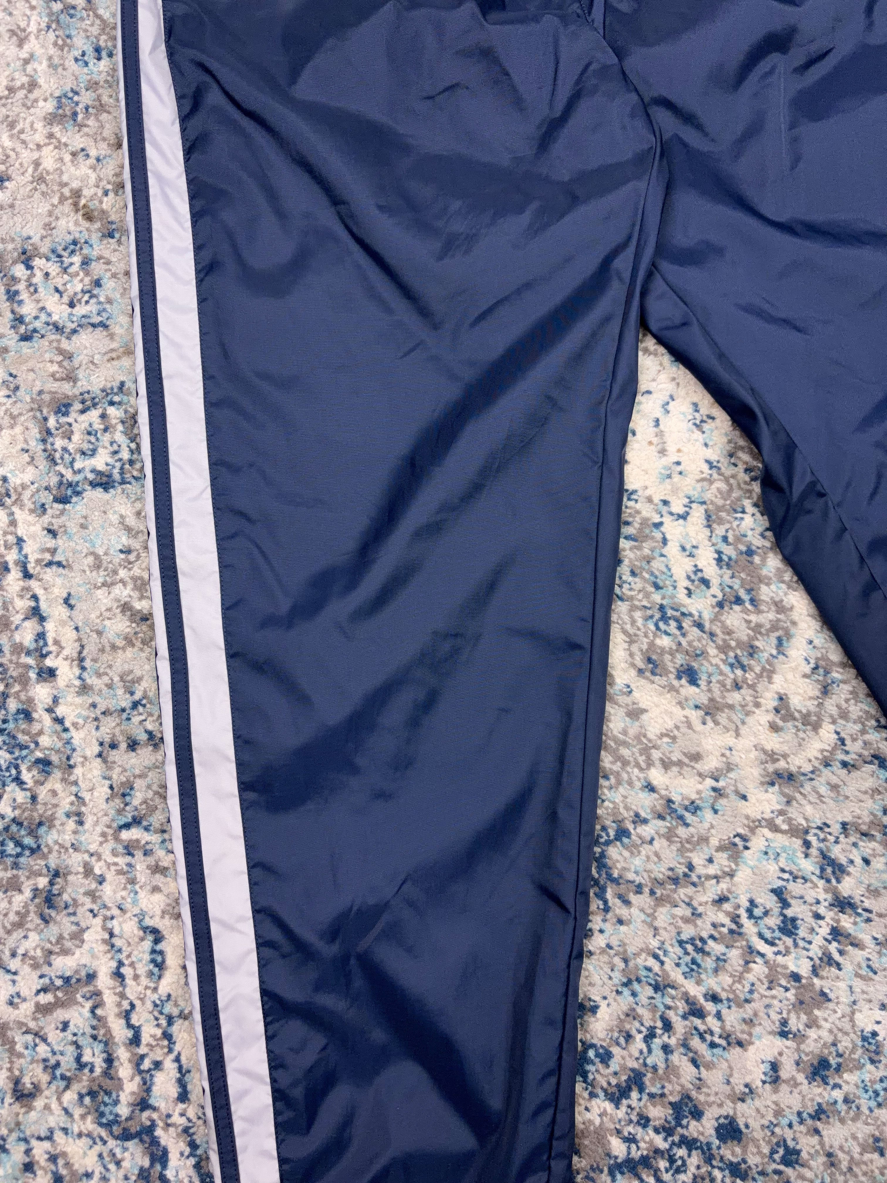 Vintage New York Yankees MLB Adidas Embroidered Windbreaker Pants Size XL