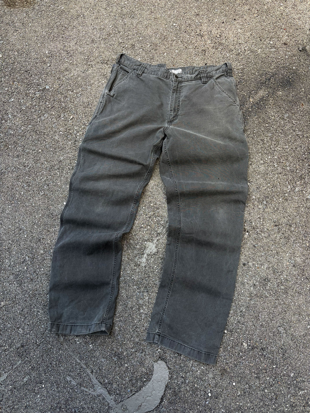 Vintage Carhartt Relaxed Fit Canvas Workwear Five Pocket Pants Size 37