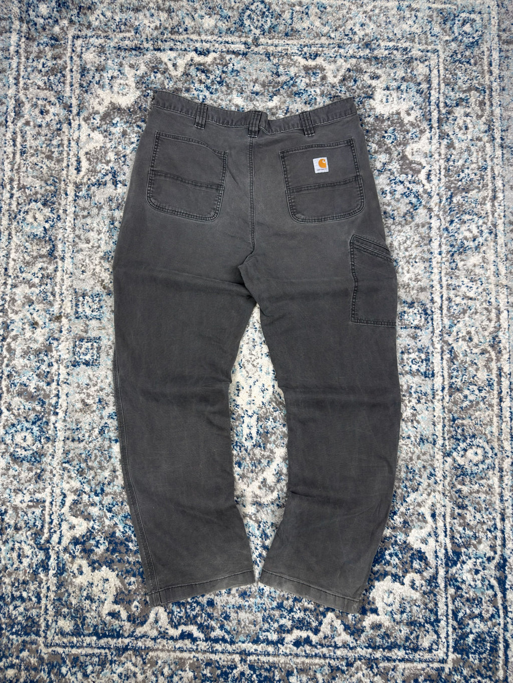 Vintage Carhartt Relaxed Fit Canvas Workwear Five Pocket Pants Size 37