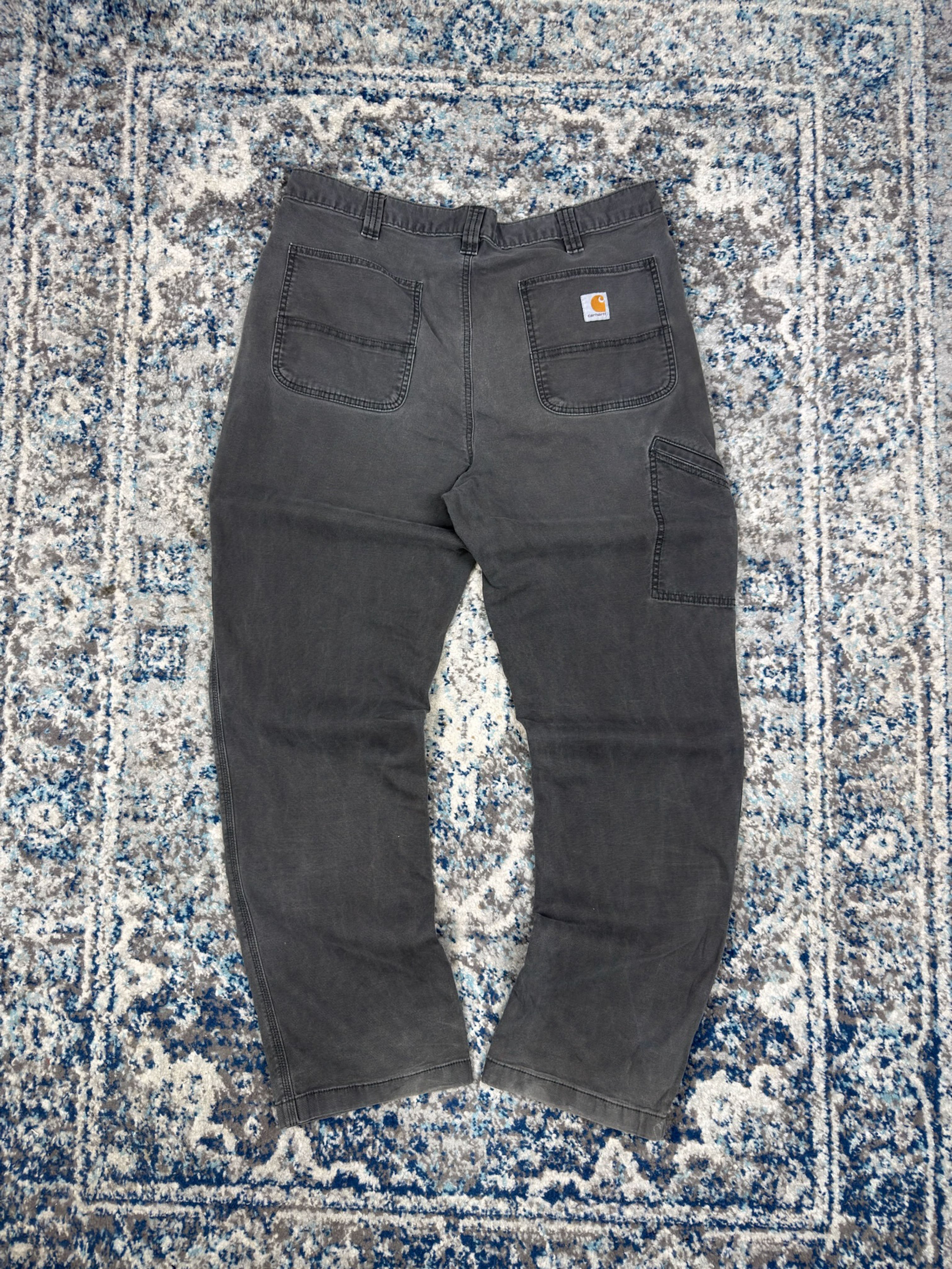 Vintage Carhartt Relaxed Fit Canvas Workwear Five Pocket Pants Size 37
