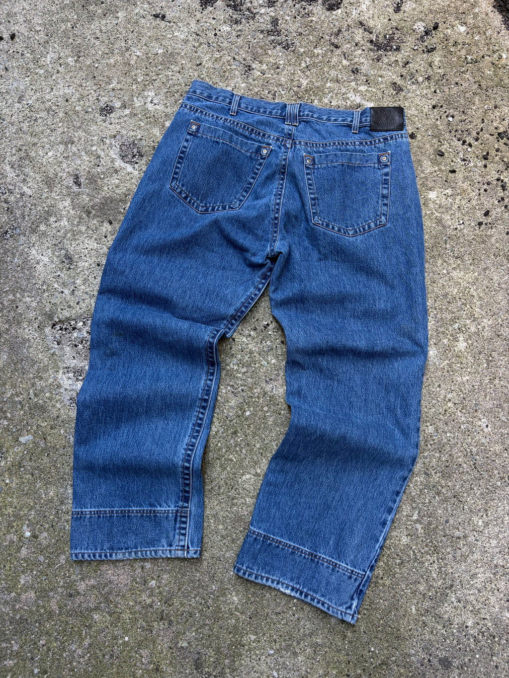 Vintage Harley Davidson Medium Wash Denim Pants Size 37