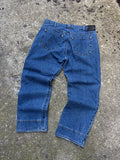 Vintage Harley Davidson Medium Wash Denim Pants Size 37