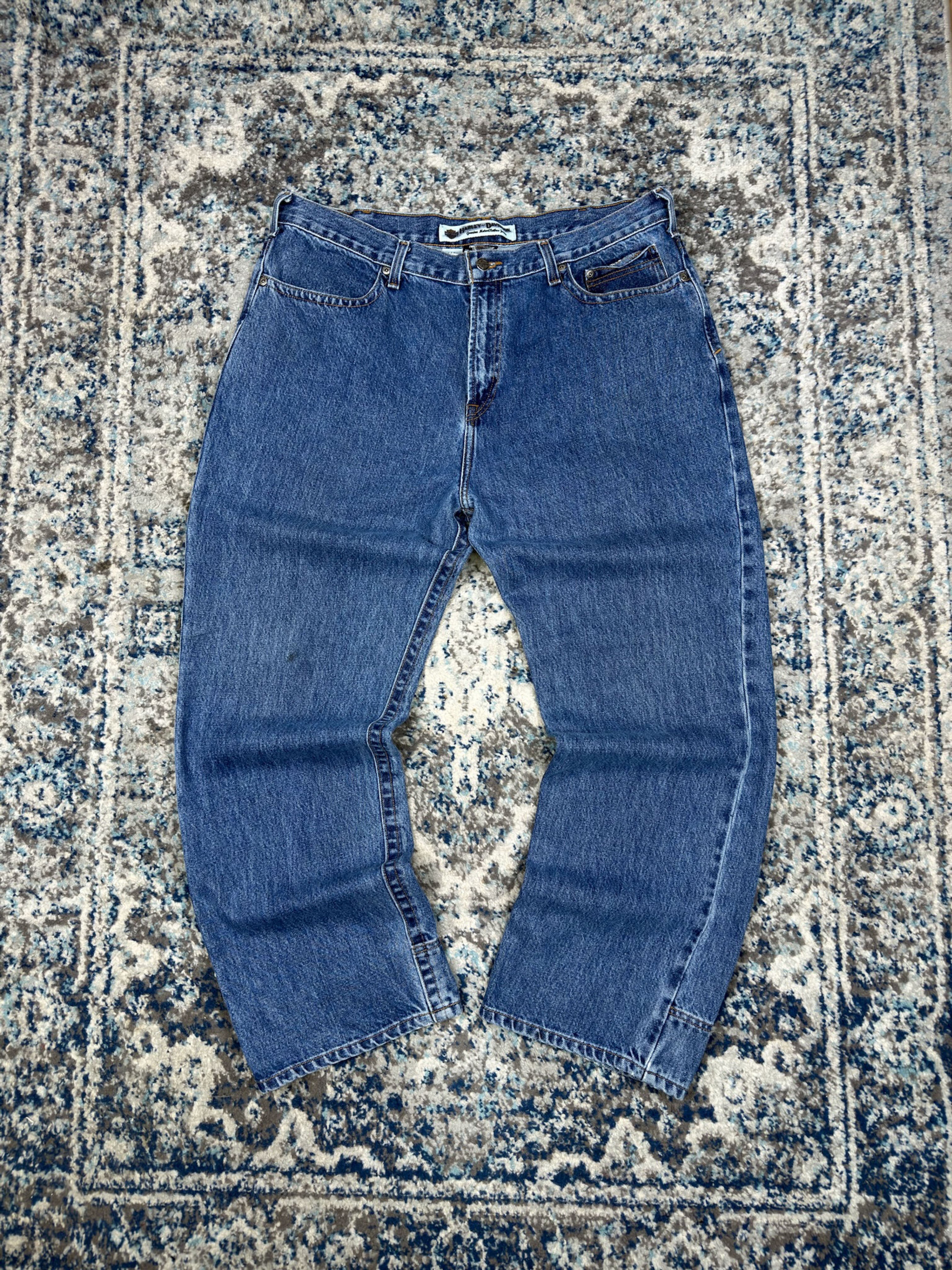 Vintage Harley Davidson Medium Wash Denim Pants Size 37