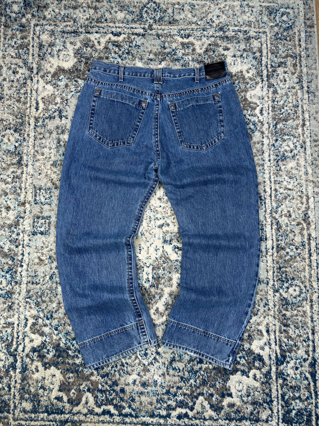 Vintage Harley Davidson Medium Wash Denim Pants Size 37