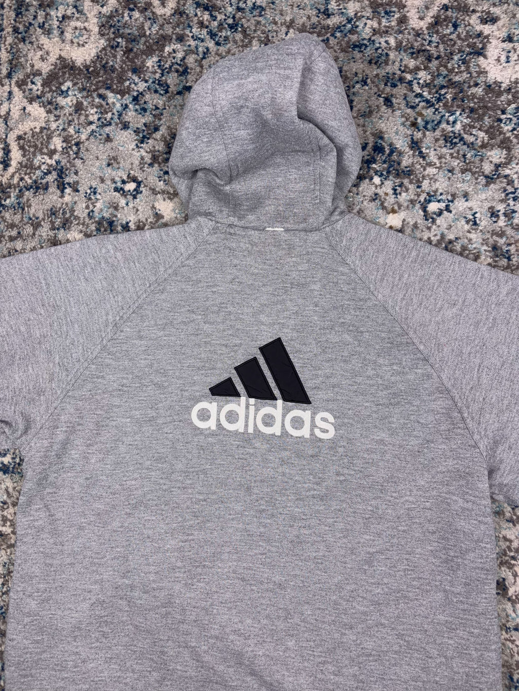 Vintage Adidas Embroidered Logo Insulated Reversible Hooded Jacket Size Medium