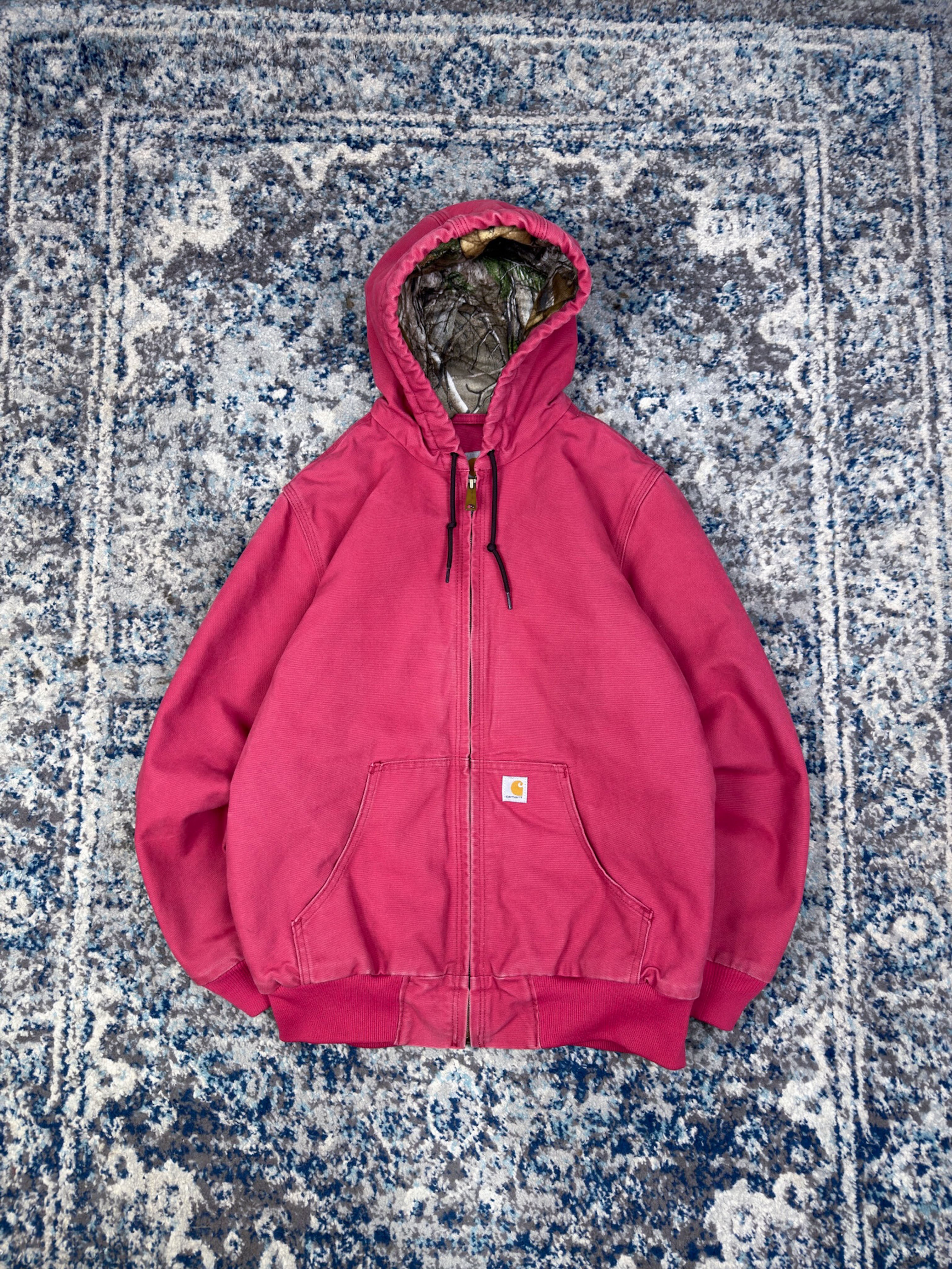 Vintage Carhartt Realtree Lined Workwear Active Bomber Jacket Size M (8/10) YOUTH