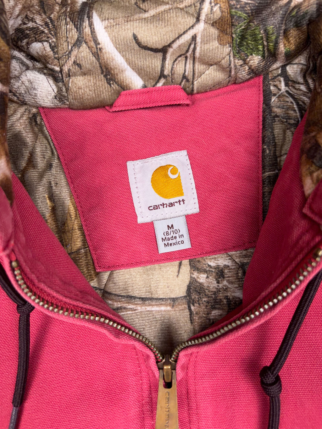 Vintage Carhartt Realtree Lined Workwear Active Bomber Jacket Size M (8/10) YOUTH