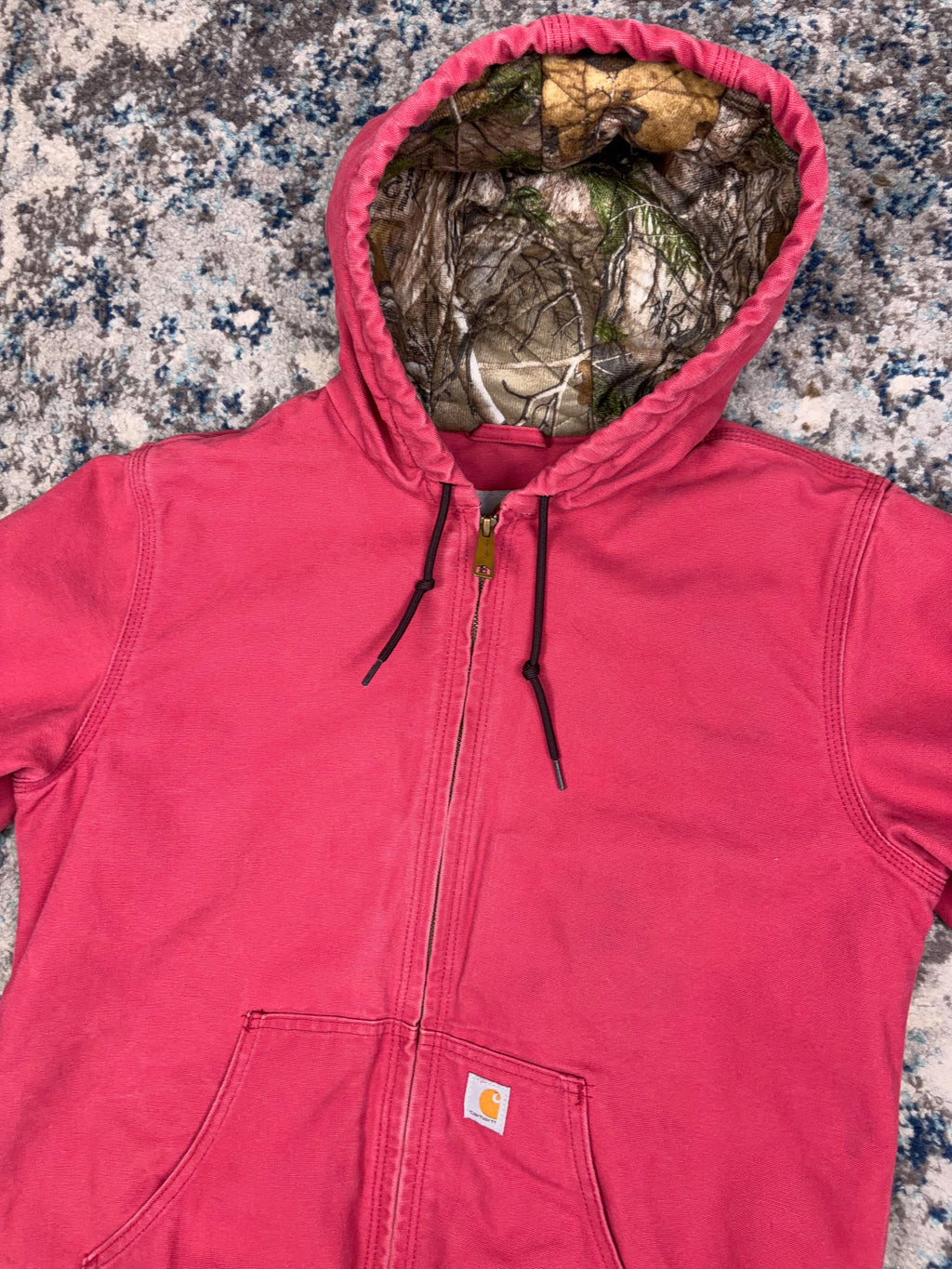 Vintage Carhartt Realtree Lined Workwear Active Bomber Jacket Size M (8/10) YOUTH