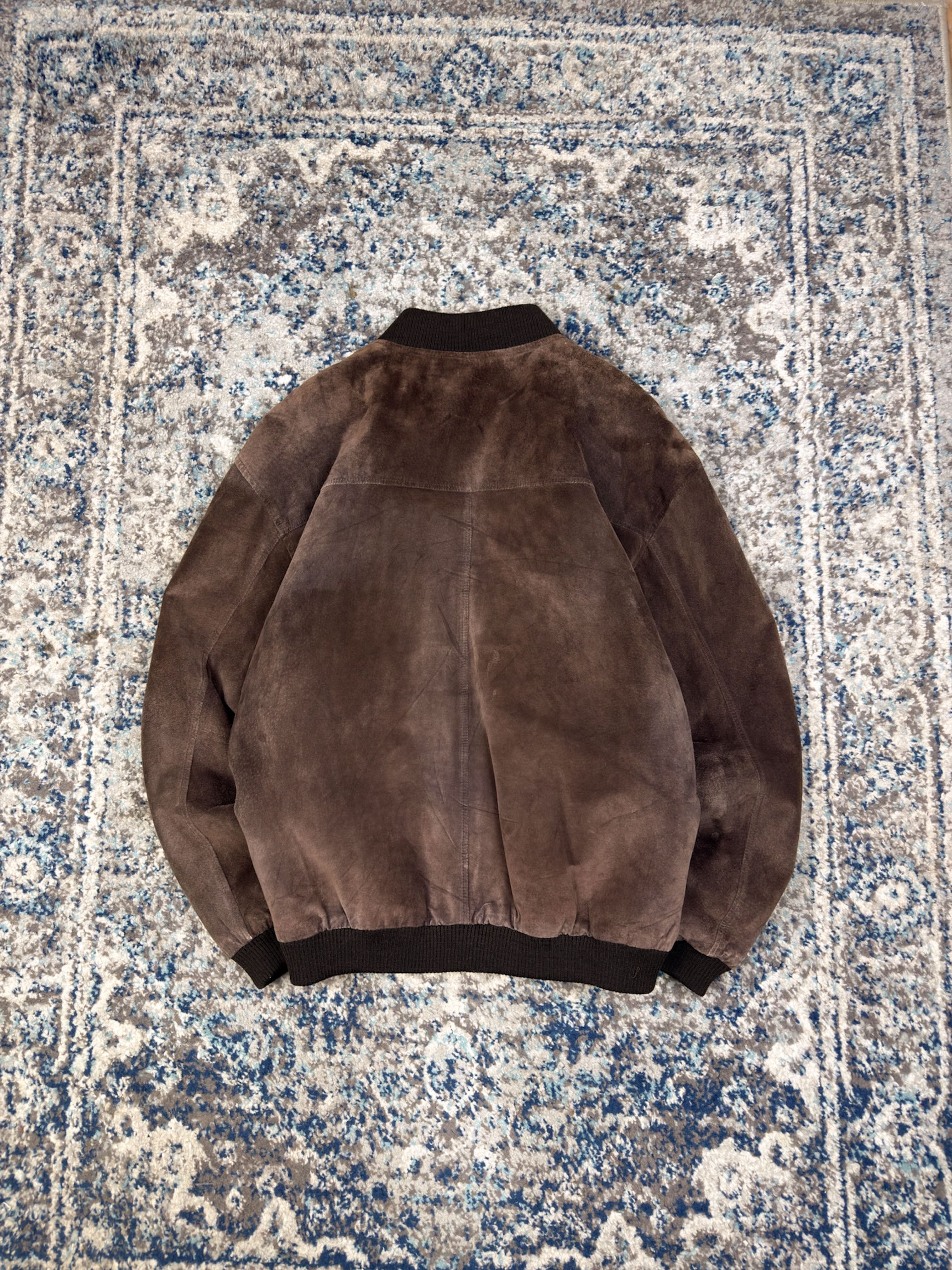 Vintage Kenneth Cole Reaction Leather Bomber Jacket Size Large