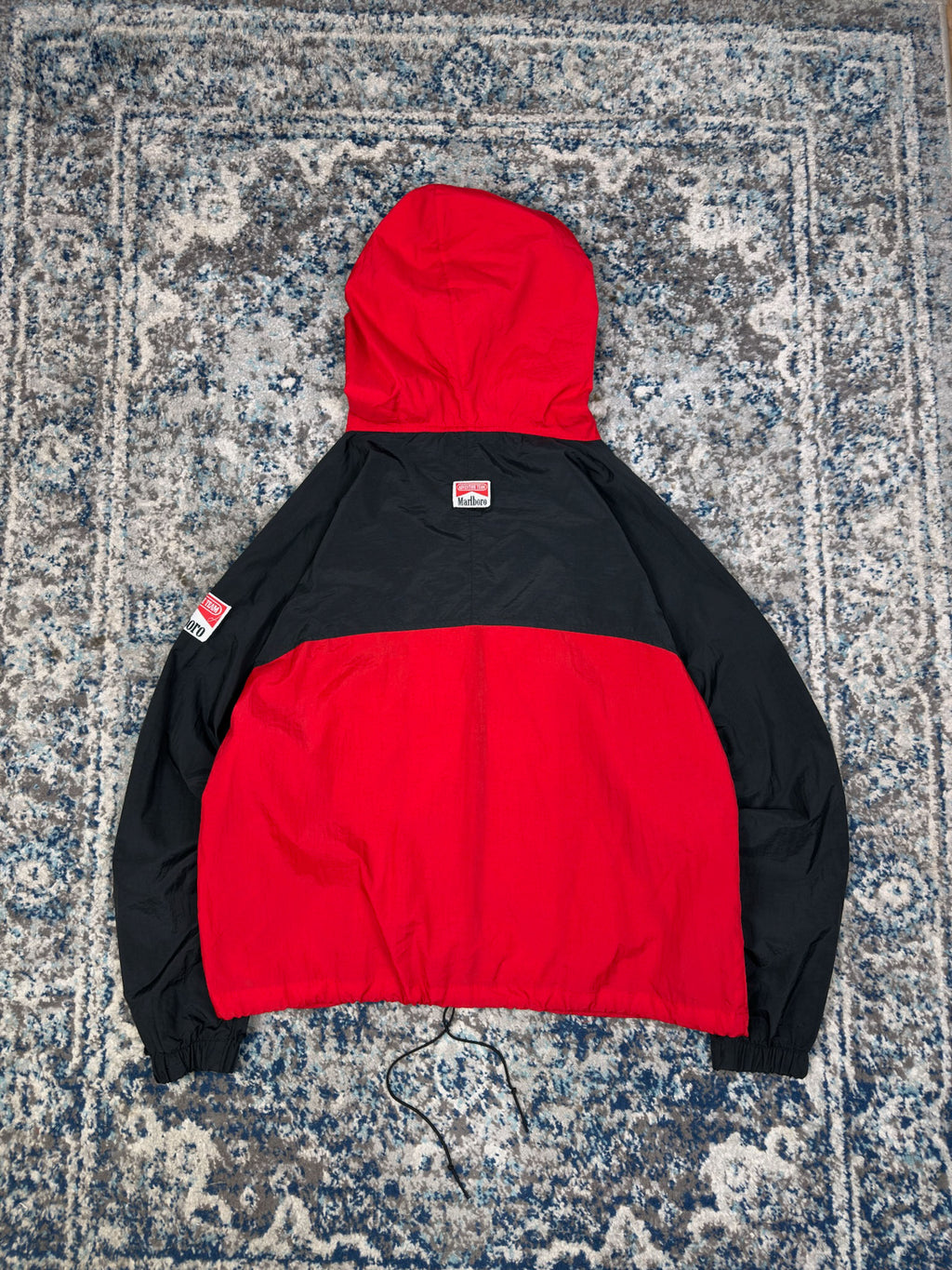 Vintage 90s Marlboro Adventure Team Full Zip Windbreaker Jacket Size Large
