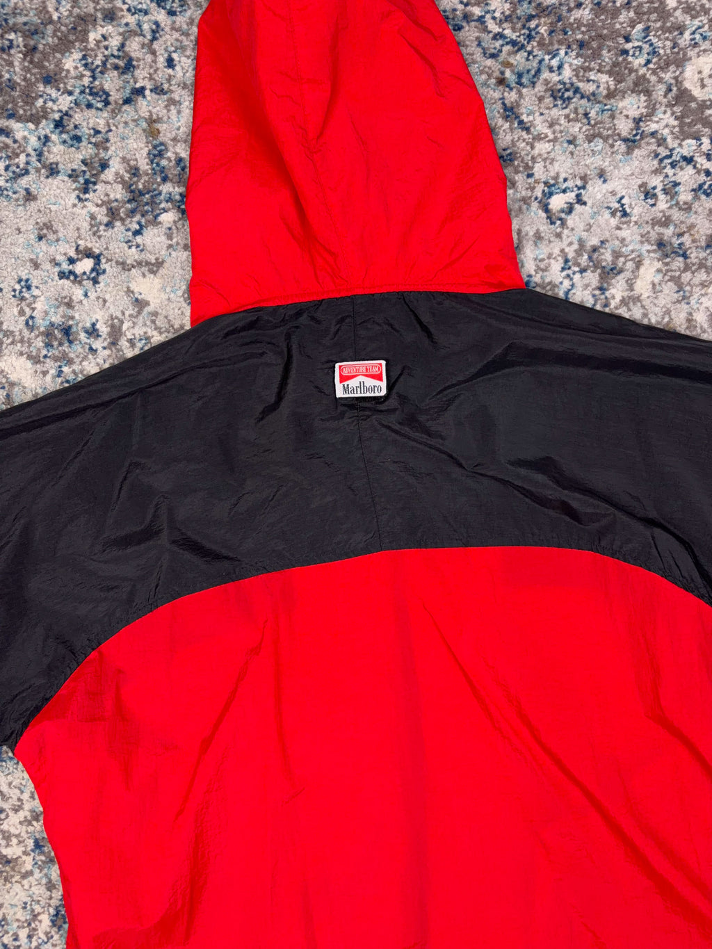 Vintage 90s Marlboro Adventure Team Full Zip Windbreaker Jacket Size Large