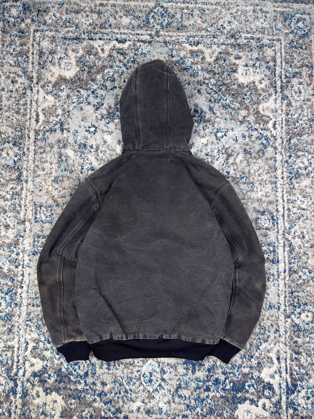 Womens Carhartt Canvas Workwear Insulated Active Jacket WJ130 BLK Size Medium