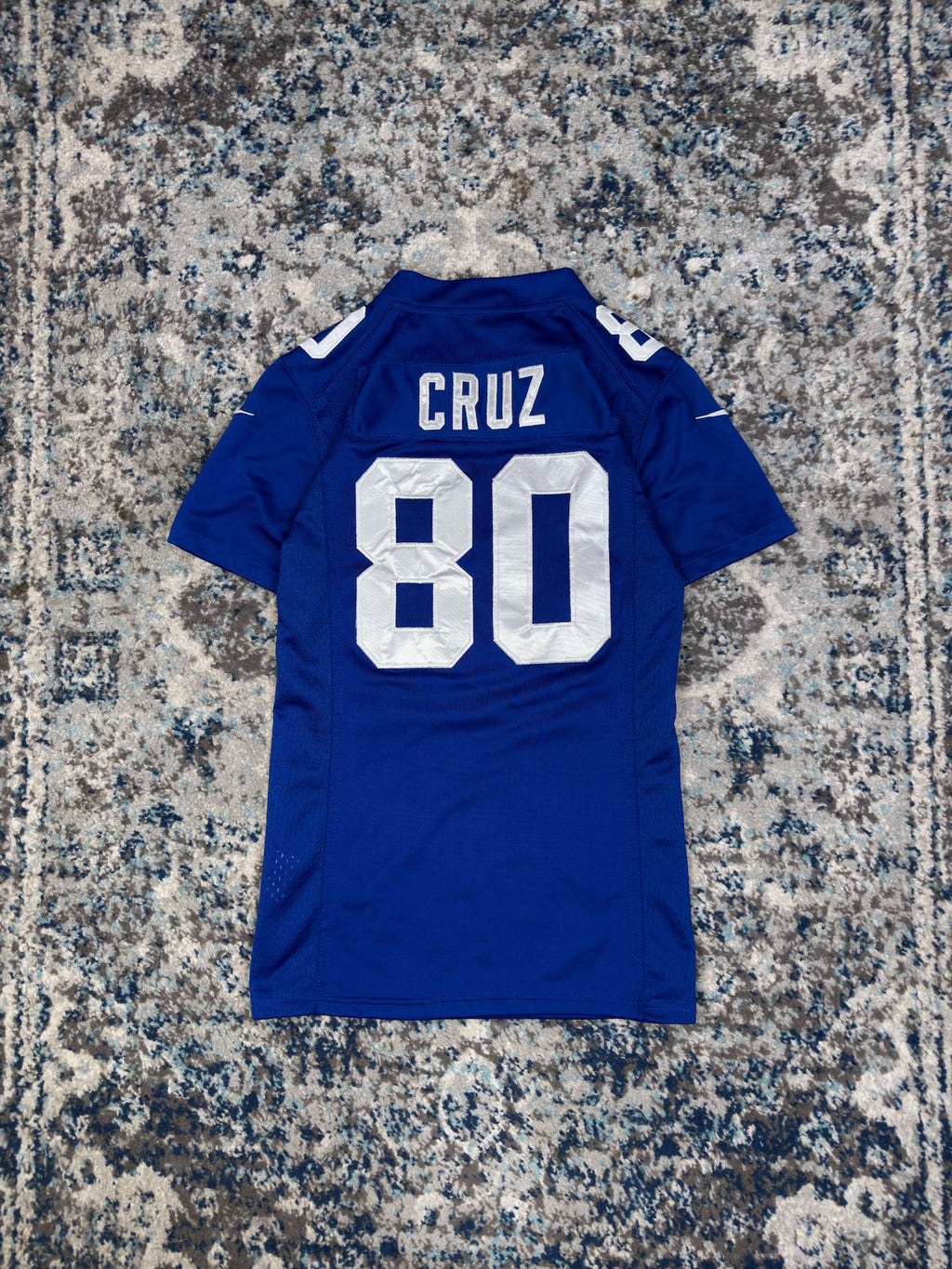Vintage Victor Cruz #80 New York Giants NFL Nike Football Jersey Size Medium YOUTH