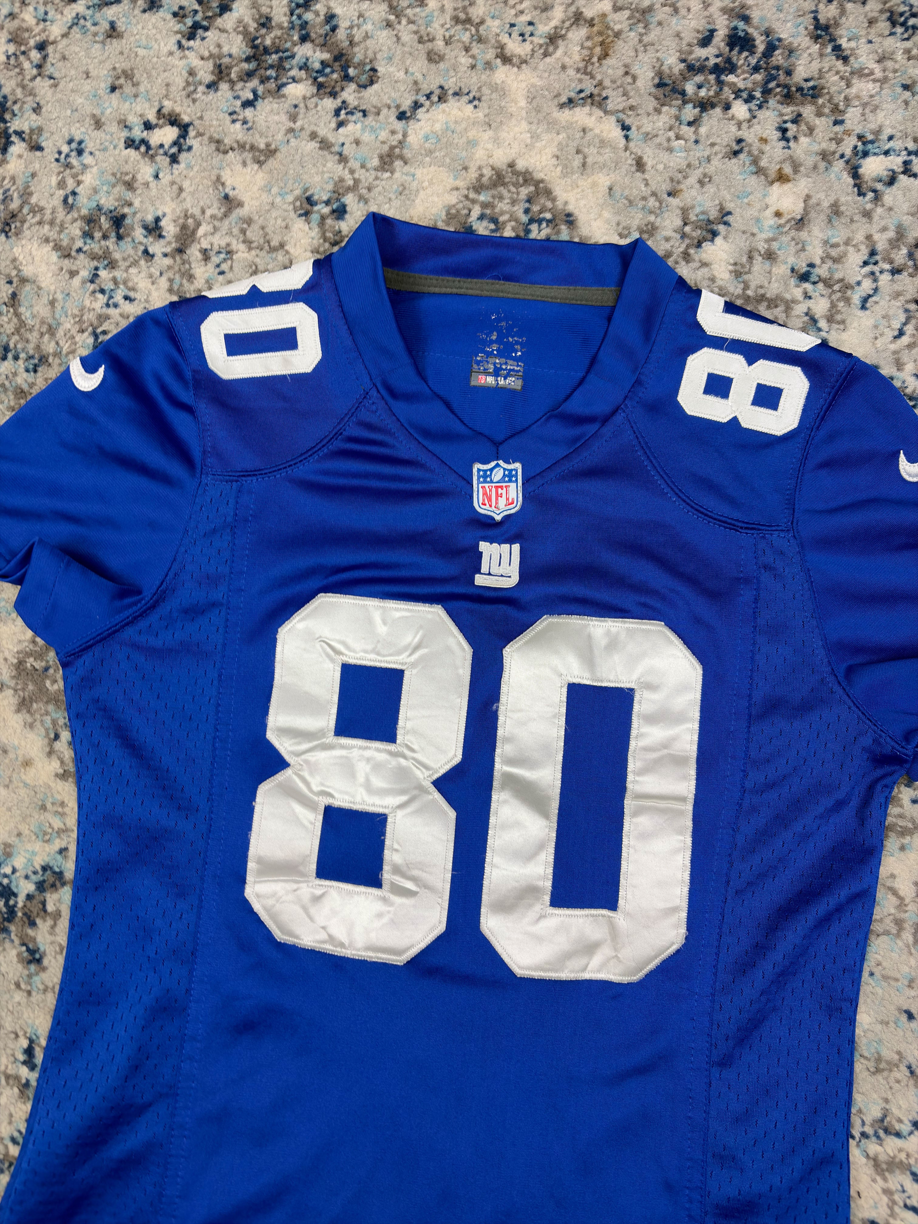 Vintage Victor Cruz #80 New York Giants NFL Nike Football Jersey Size Medium YOUTH