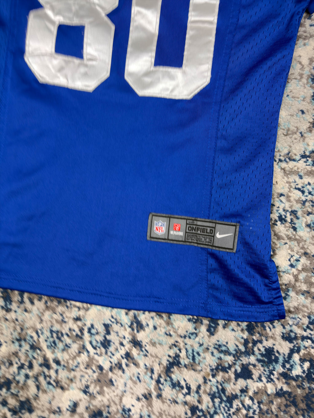 Vintage Victor Cruz #80 New York Giants NFL Nike Football Jersey Size Medium YOUTH