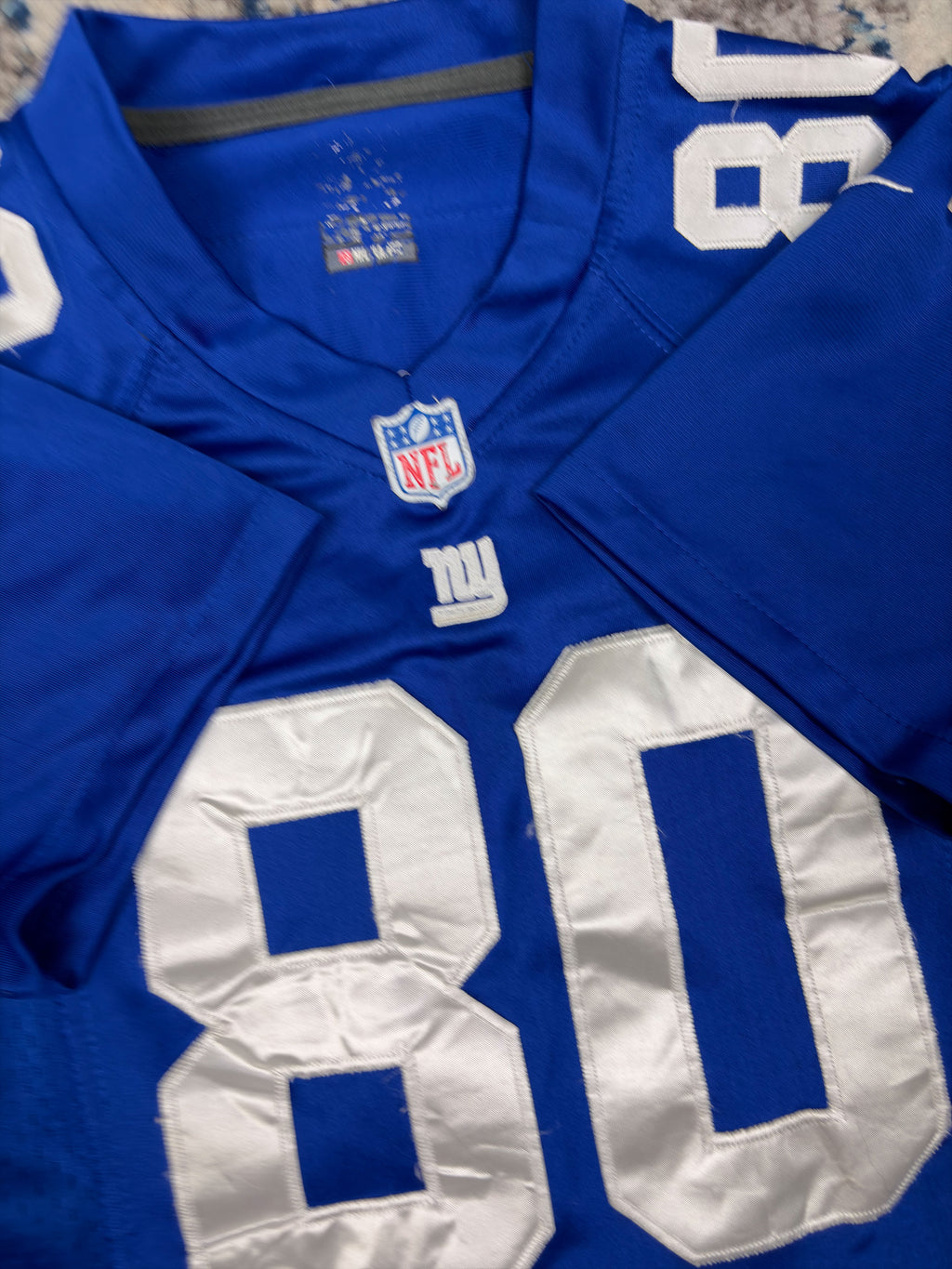 Vintage Victor Cruz #80 New York Giants NFL Nike Football Jersey Size Medium YOUTH