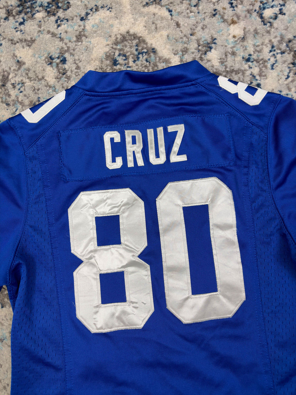 Vintage Victor Cruz #80 New York Giants NFL Nike Football Jersey Size Medium YOUTH