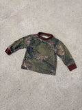 Vintage Trail Crest Highland Timber Camo Long Sleeve T-Shirt Size 2T YOUTH