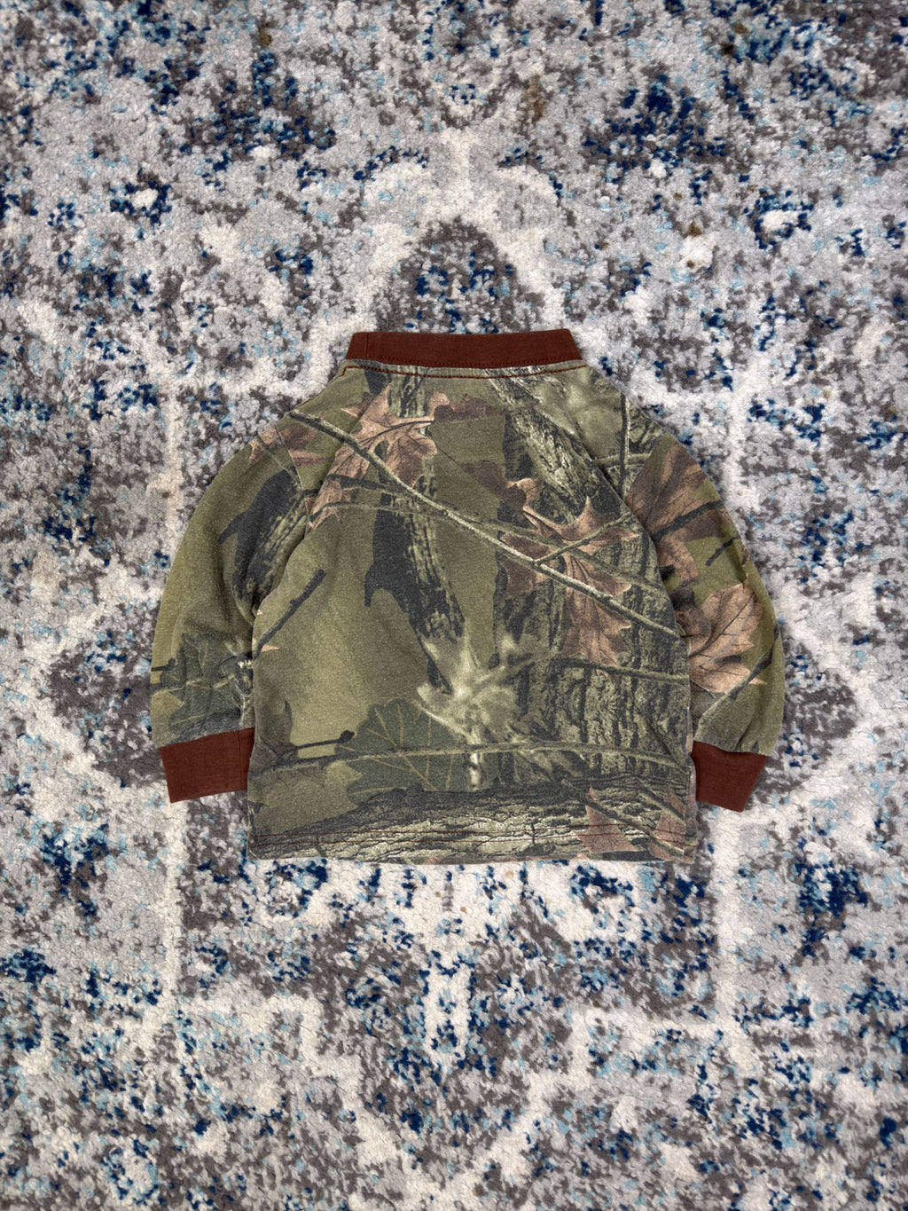 Vintage Trail Crest Highland Timber Camo Long Sleeve T-Shirt Size 2T YOUTH