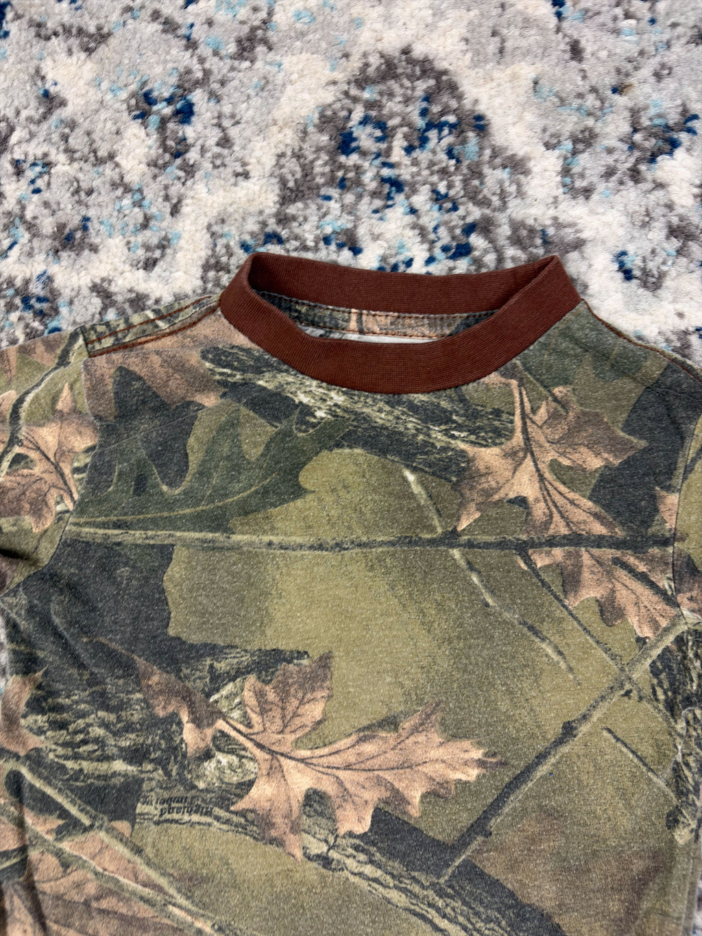 Vintage Trail Crest Highland Timber Camo Long Sleeve T-Shirt Size 2T YOUTH