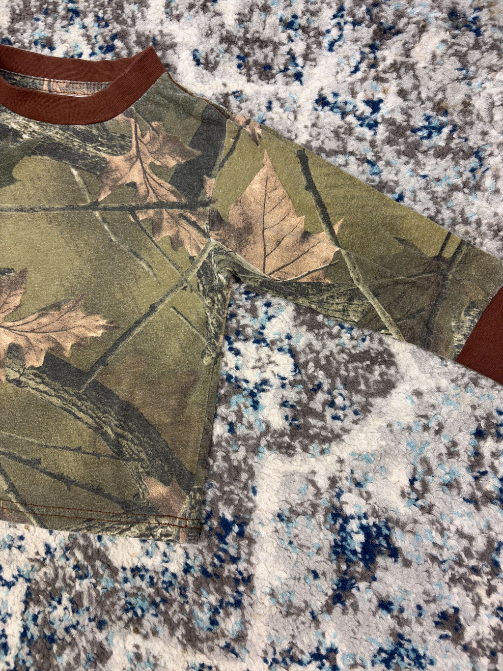 Vintage Trail Crest Highland Timber Camo Long Sleeve T-Shirt Size 2T YOUTH