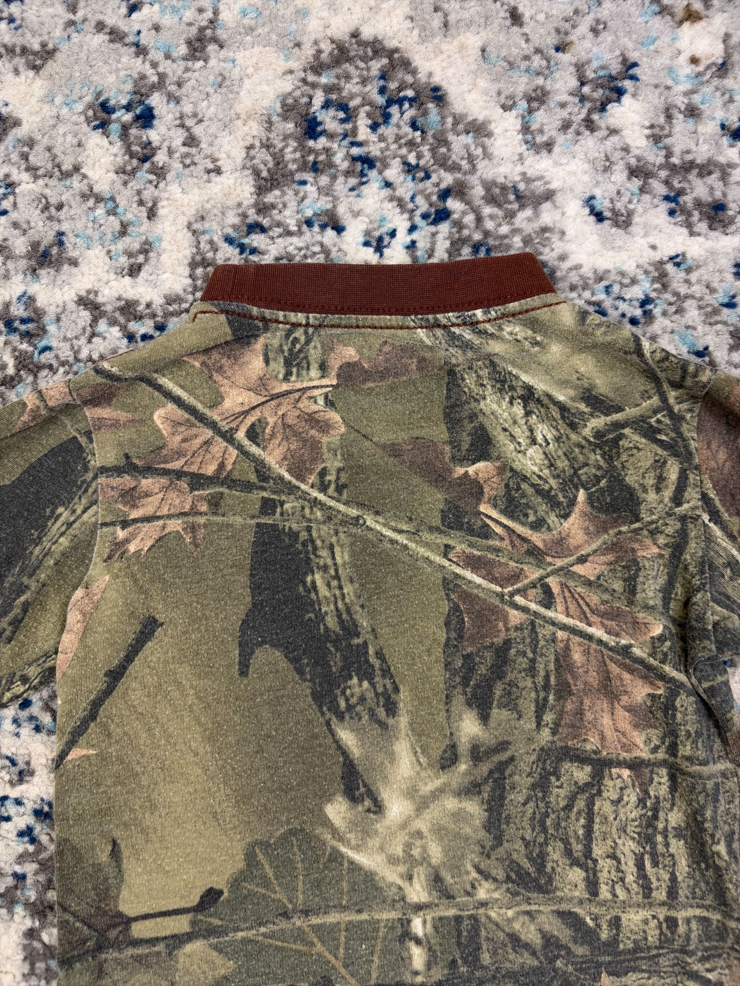 Vintage Trail Crest Highland Timber Camo Long Sleeve T-Shirt Size 2T YOUTH
