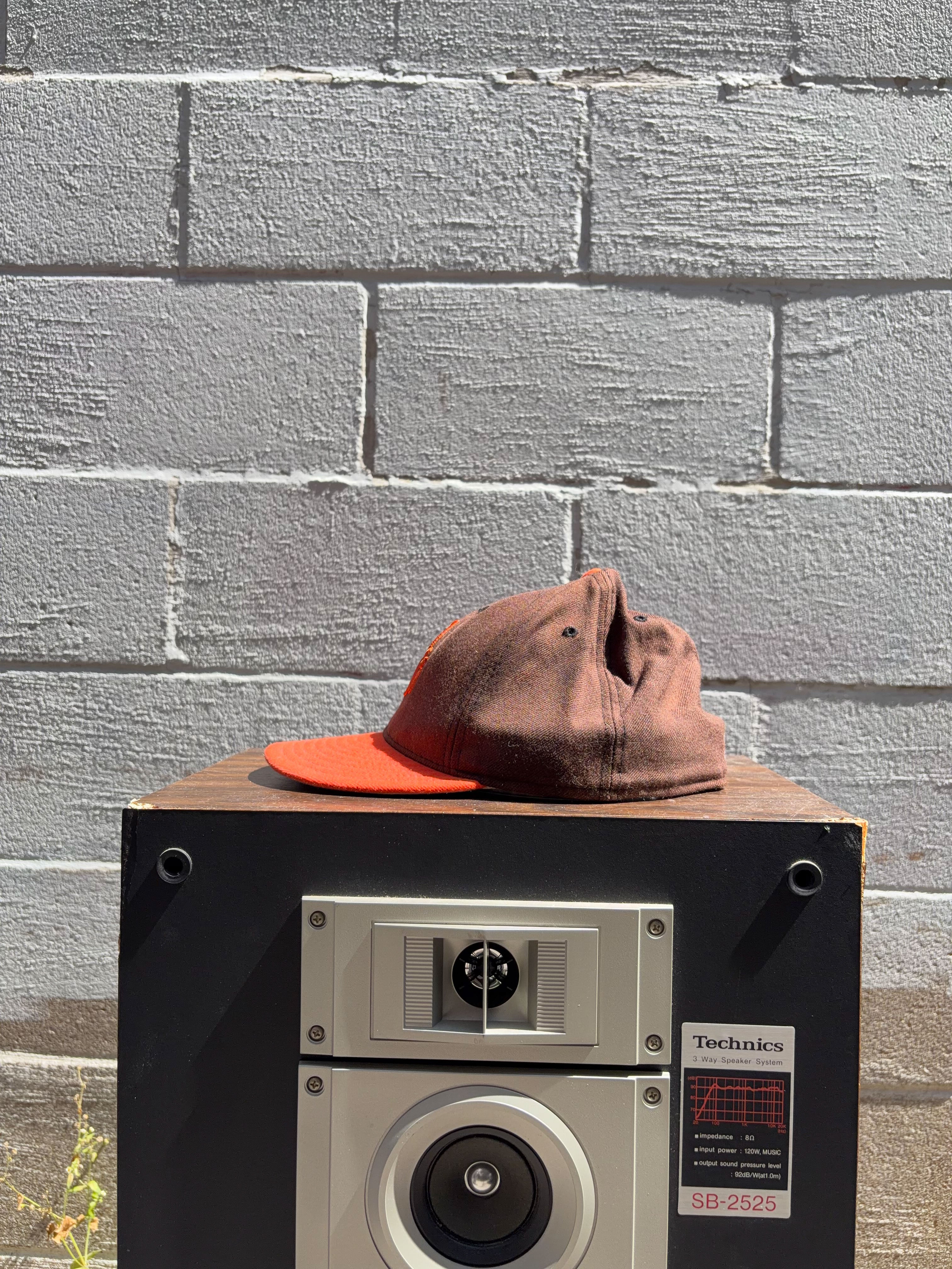 Vintage Baltimore Orioles MLB Embroidered Logo New Era Fitted Hat Size 7 3/4