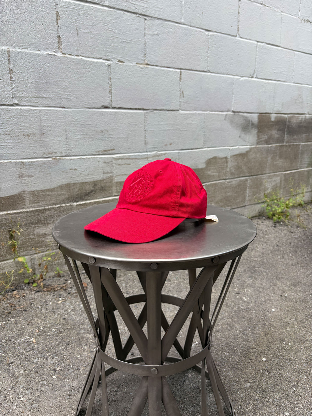 Vintage Marlboro Country Store Embroidered Tonal Logo Strapback Hat OSFA