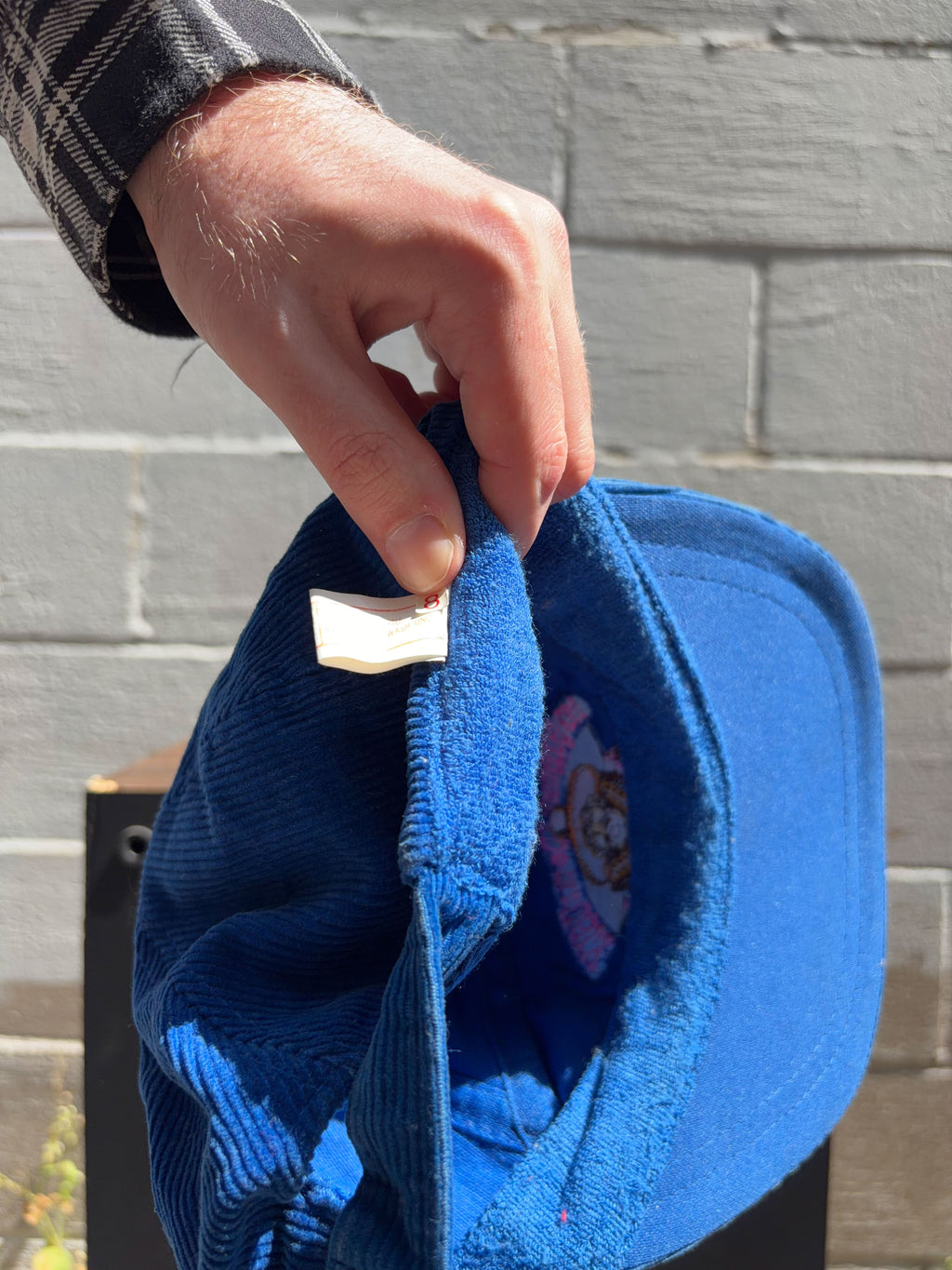 Vintage The Good, Bad & Ugly Embroidered Spellout Corduroy Flexfit Hat OSFA