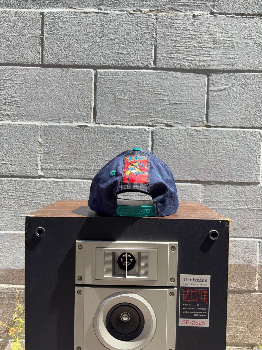 Vintage 90s Marvel X-Men Mutant Gear Embroidered Logo Snapback Hat OSFA