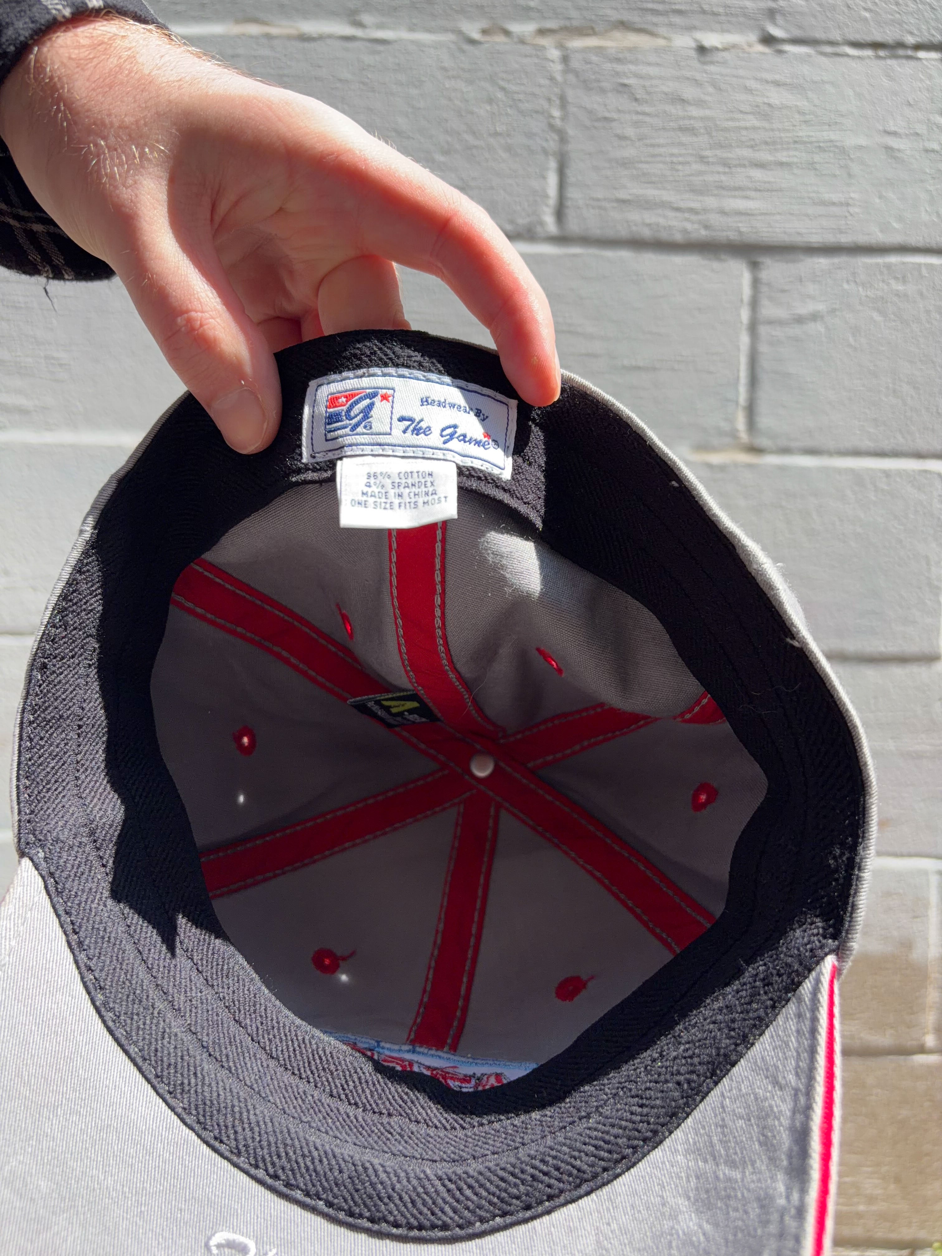 Vintage Lazer Sharp Eagle Claw Embroidered Logo Spelling Flexfit Hat OSFA