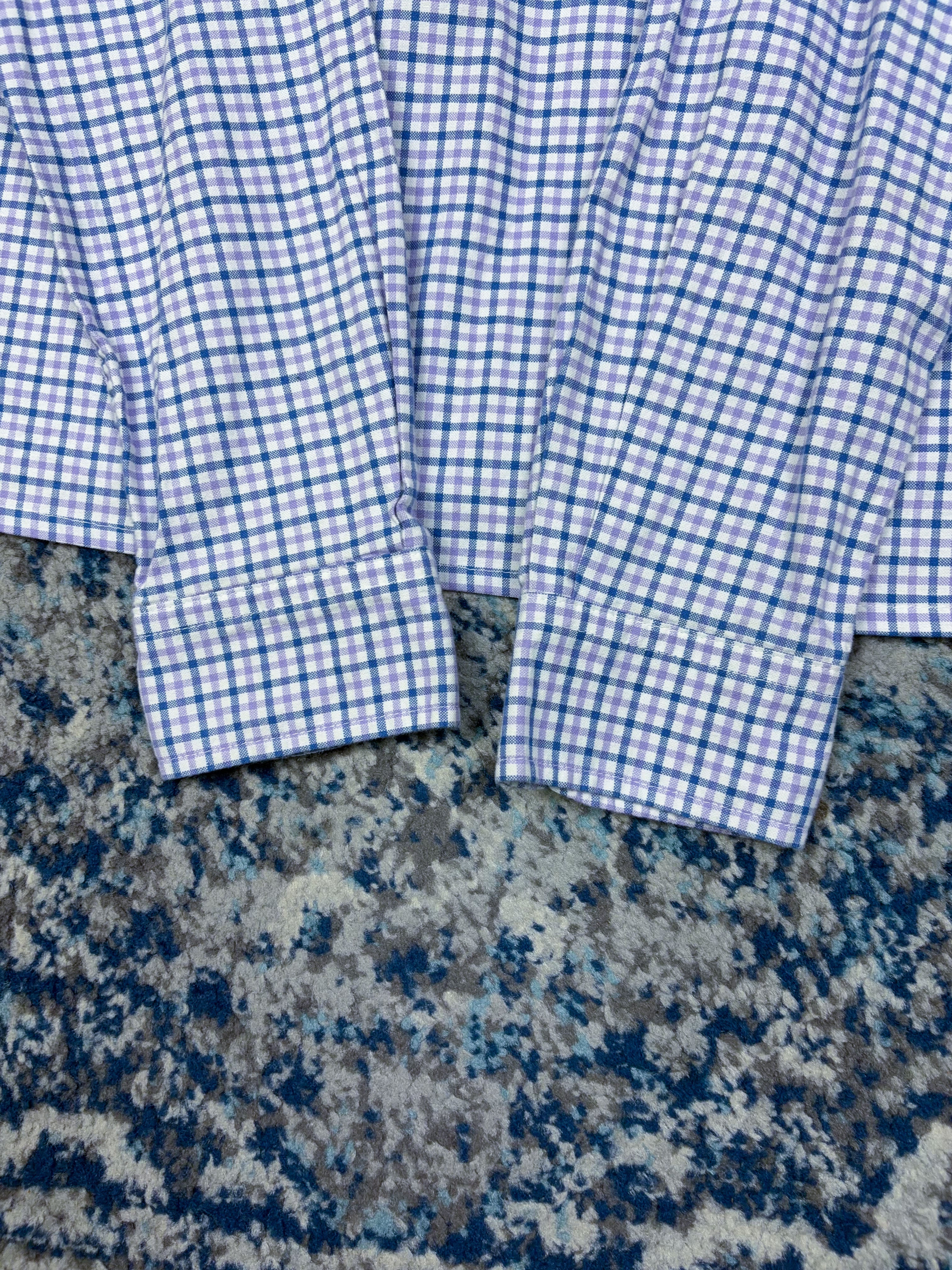Chaps Ralph Lauren Embroidered Crest Long Sleeve Button Up Shirt Size Medium