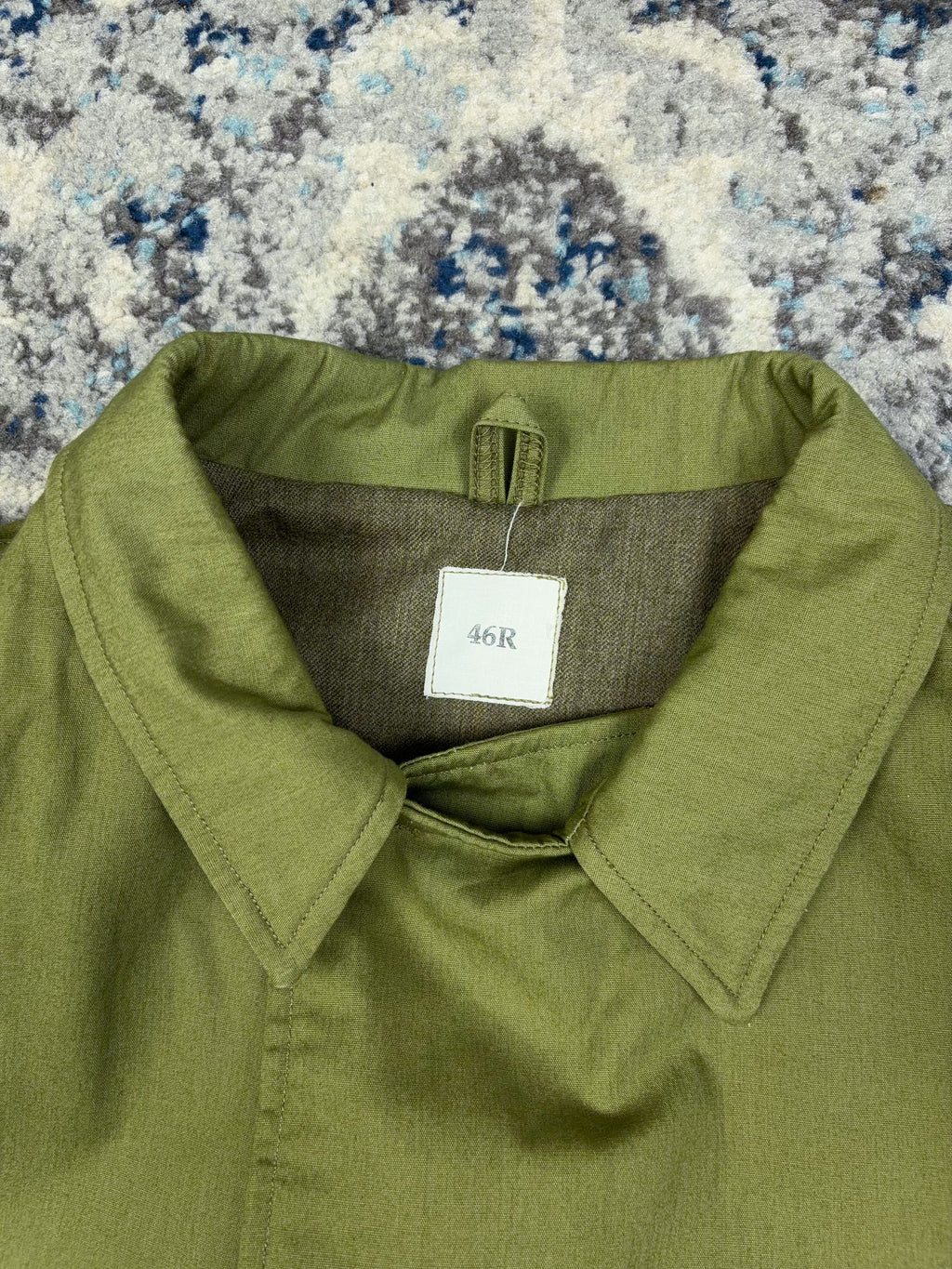 Vintage 90s USMC Stamped Logo Full Zip Military Reproduction Jacket Size XL