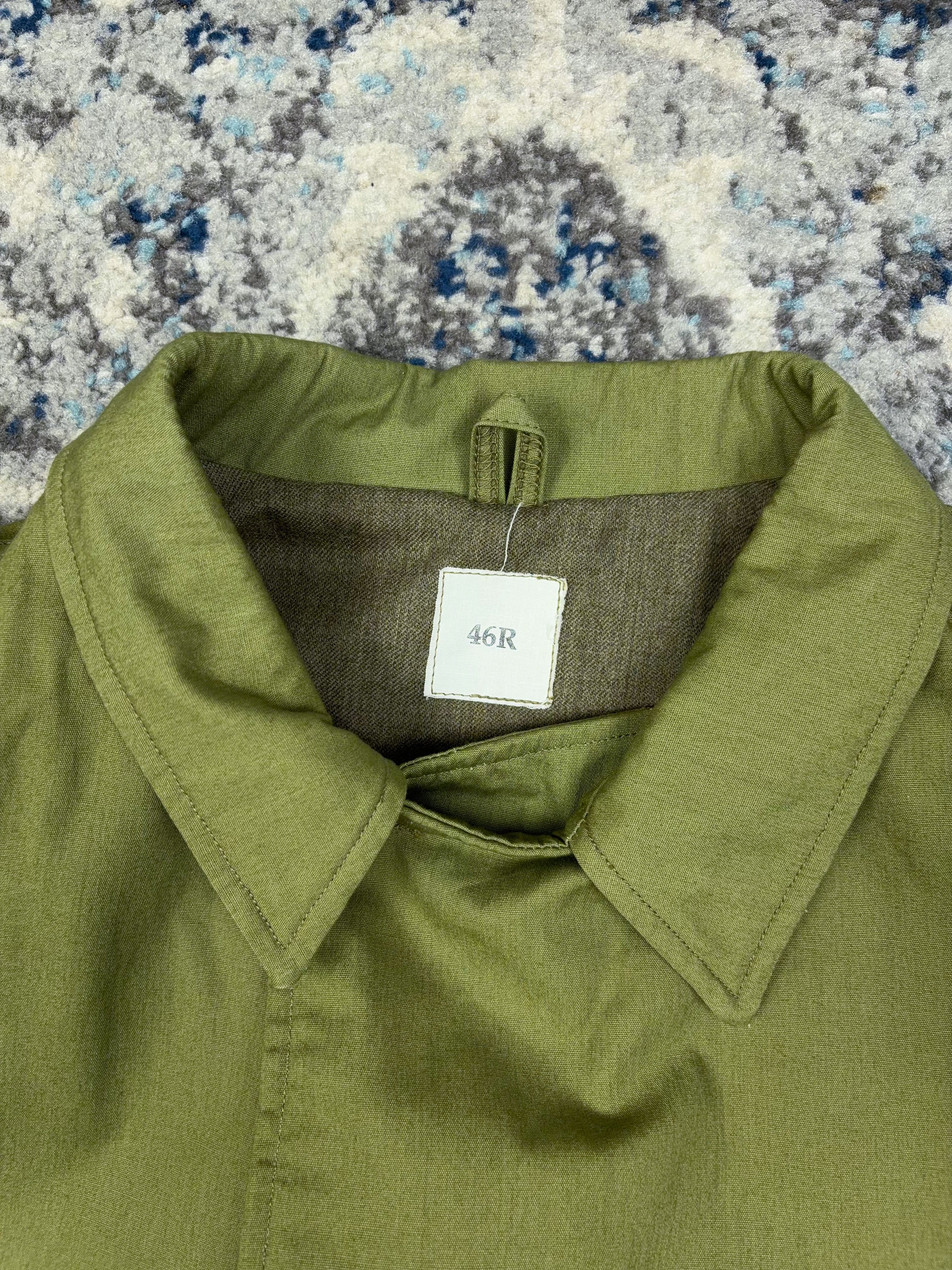 Vintage 90s USMC Stamped Logo Full Zip Military Reproduction Jacket Size XL