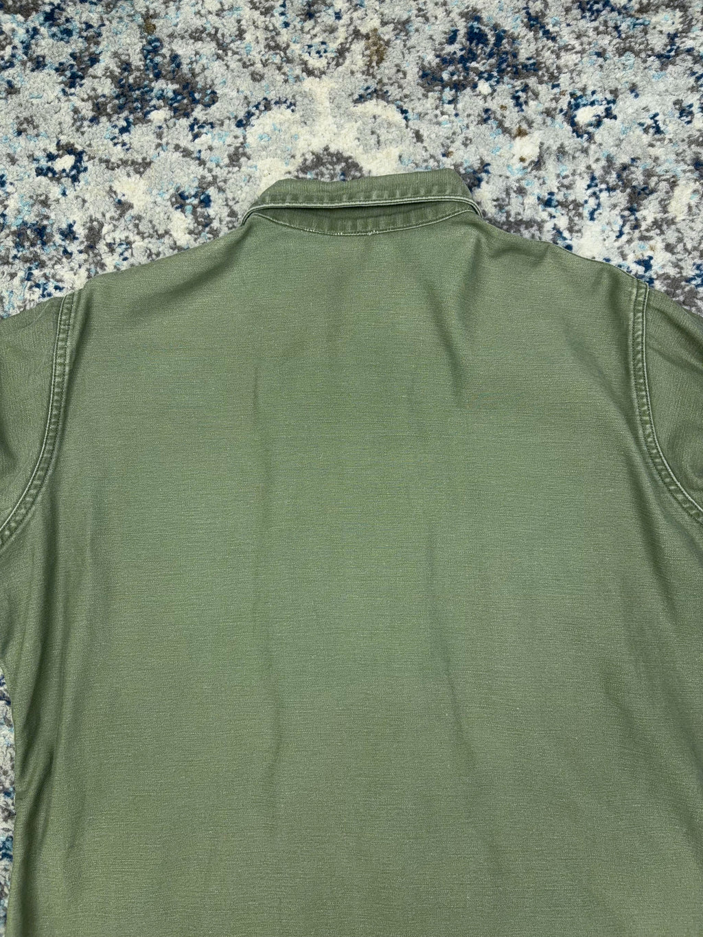 Vintage 60s/70s U.S. Airforce OG-107 Tactical Air Command Fatigue Button Up Shirt Size Large