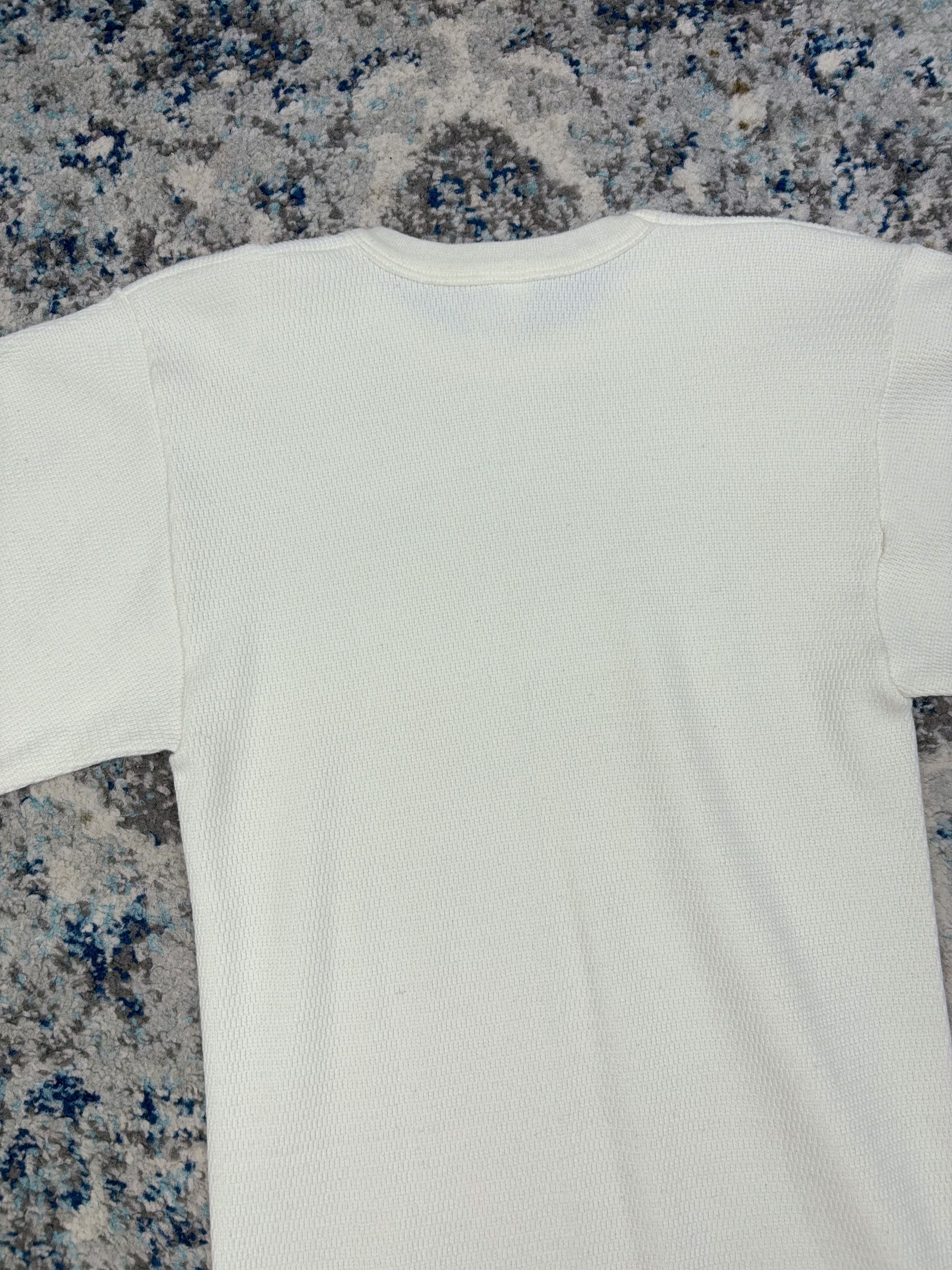 Vintage 90s Indera Blank Long Sleeve Thermal T-Shirt Size Large