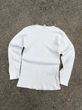 Vintage 1990 Blank Long Sleeve Thermal T-Shirt Size Small