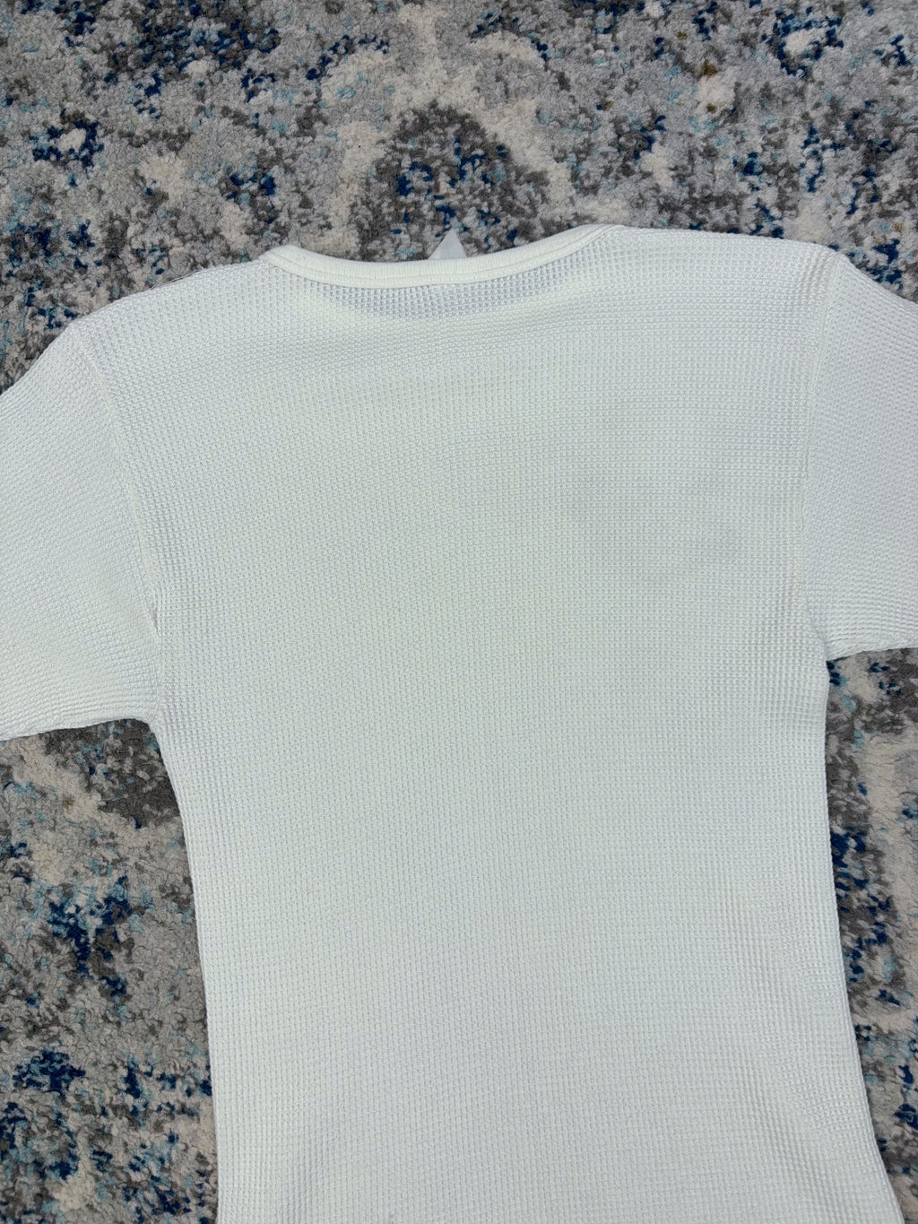 Vintage 1990 Blank Long Sleeve Thermal T-Shirt Size Small