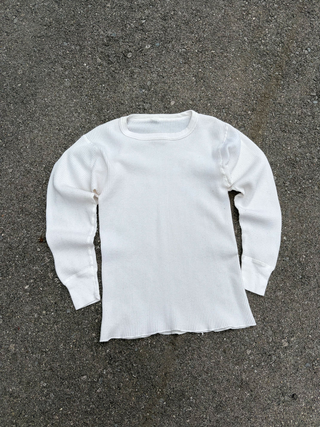 Vintage 1990s Blank Long Sleeve Thermal T-Shirt Size Small