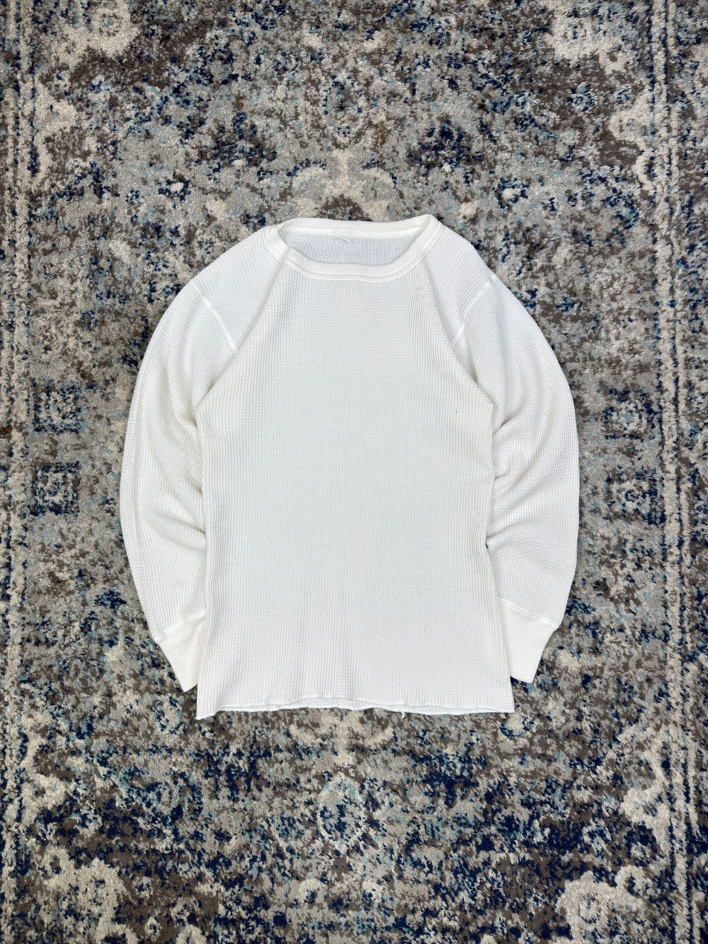 Vintage 1990s Blank Long Sleeve Thermal T-Shirt Size Small