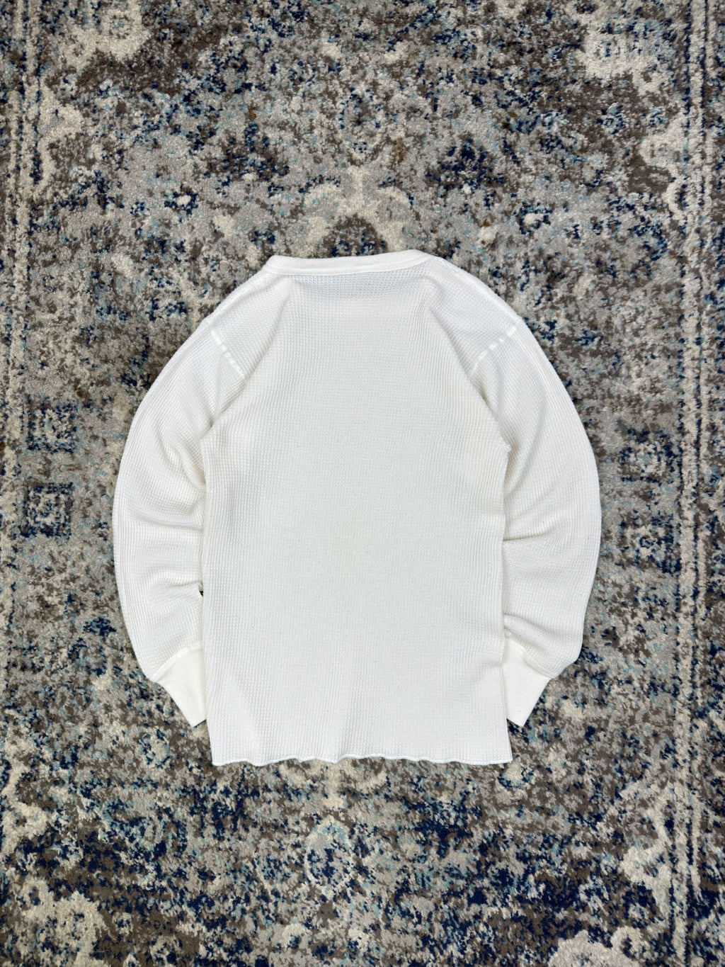 Vintage 1990s Blank Long Sleeve Thermal T-Shirt Size Small
