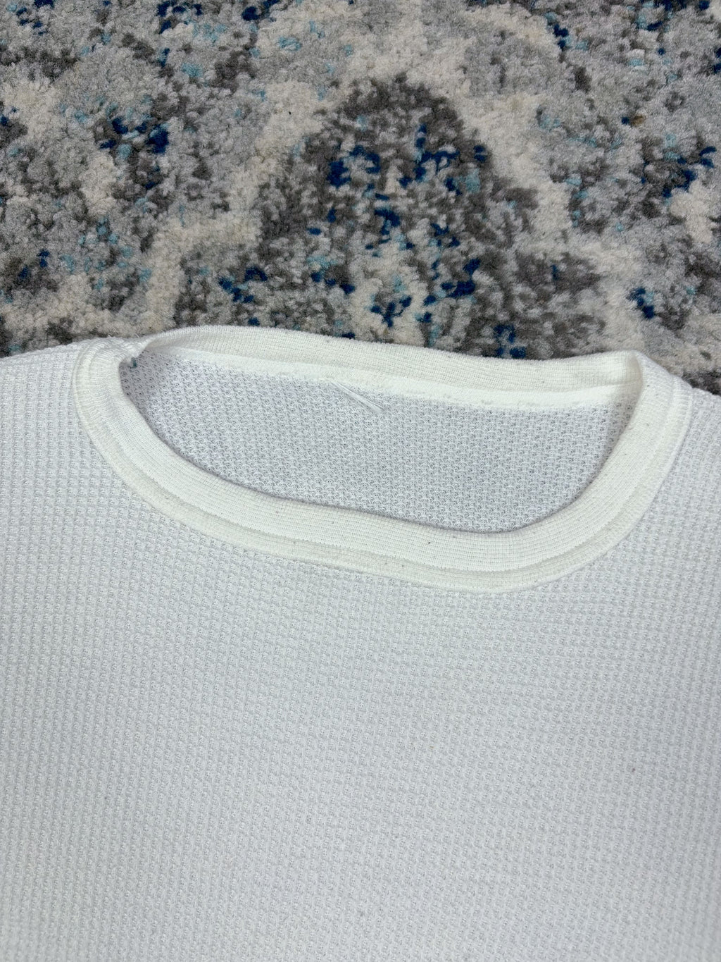 Vintage 1990s Blank Long Sleeve Thermal T-Shirt Size Small